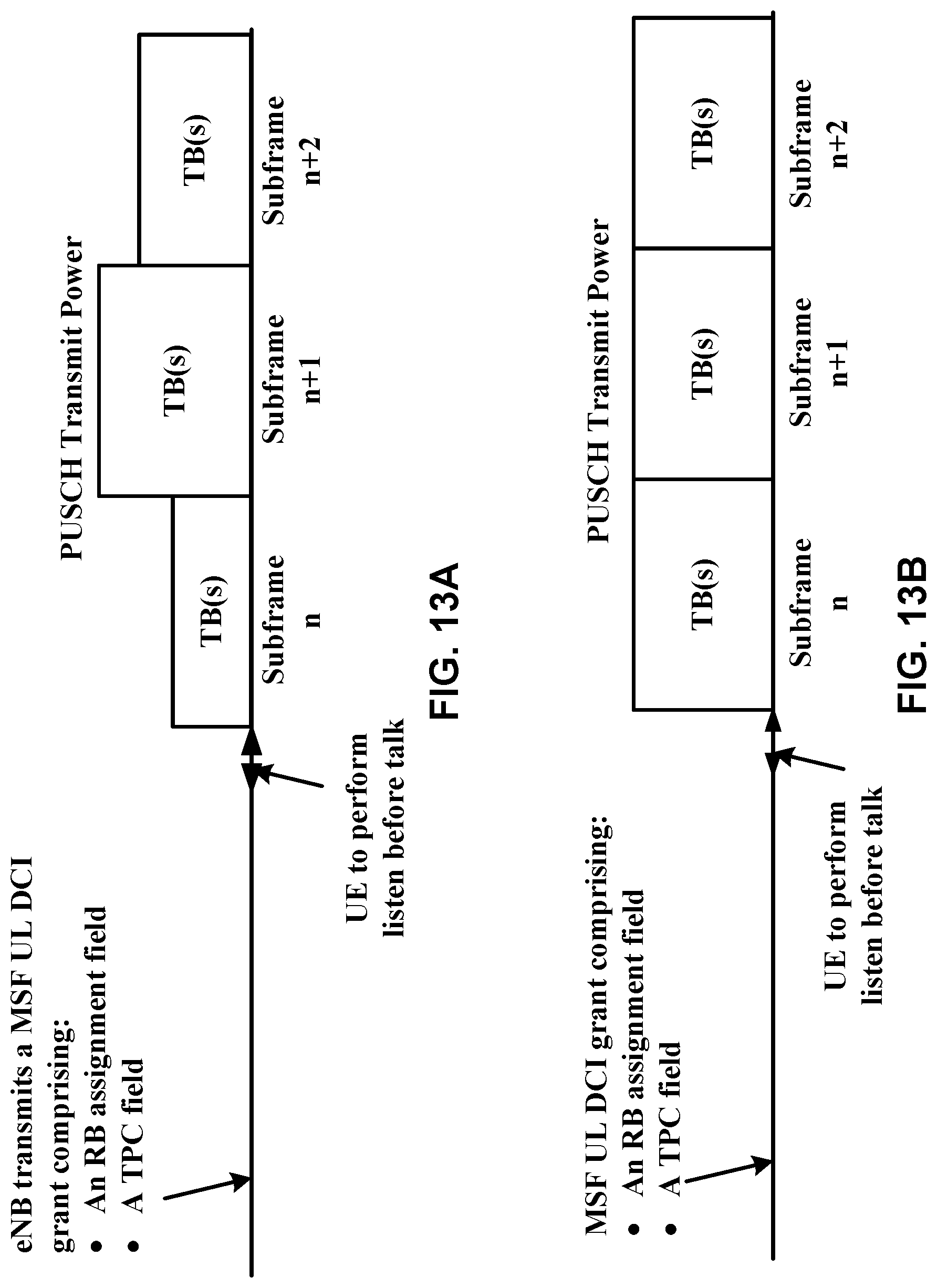 Patent US11784745 Figure 13 – Transmission based on uplink grant indicating radio resources in consecutive time intervals