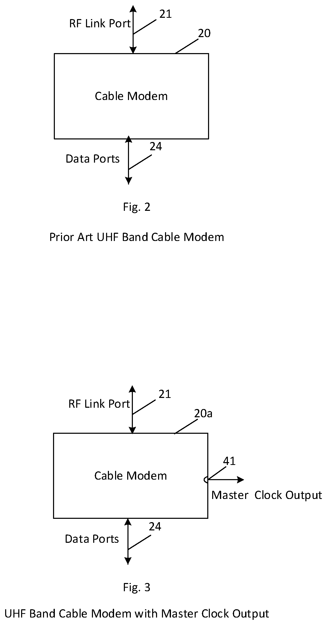 Patent US11784781 Figure 2 – Full duplex wireless communication system with single master clock
