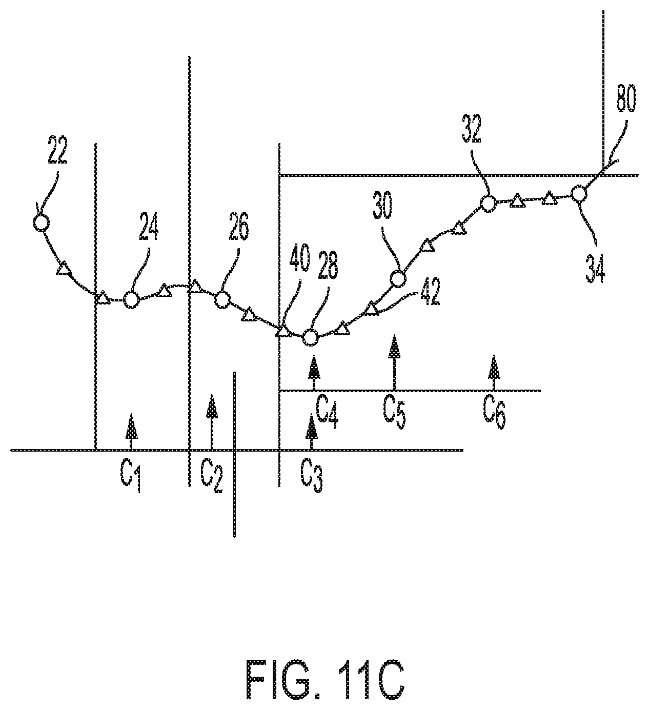 Patent US11784783 Figure 13 – Waveform construction using interpolation of data points