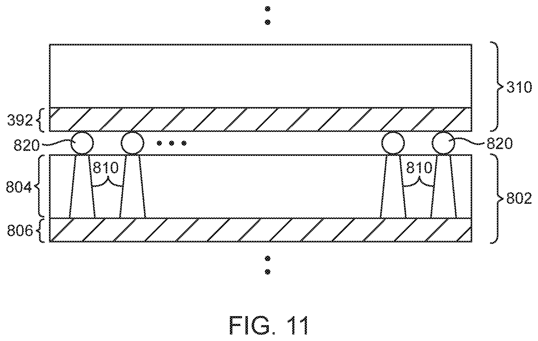 Patent US11784794 Figure 10 – Active interposer for localized programmable integrated circuit reconfiguration