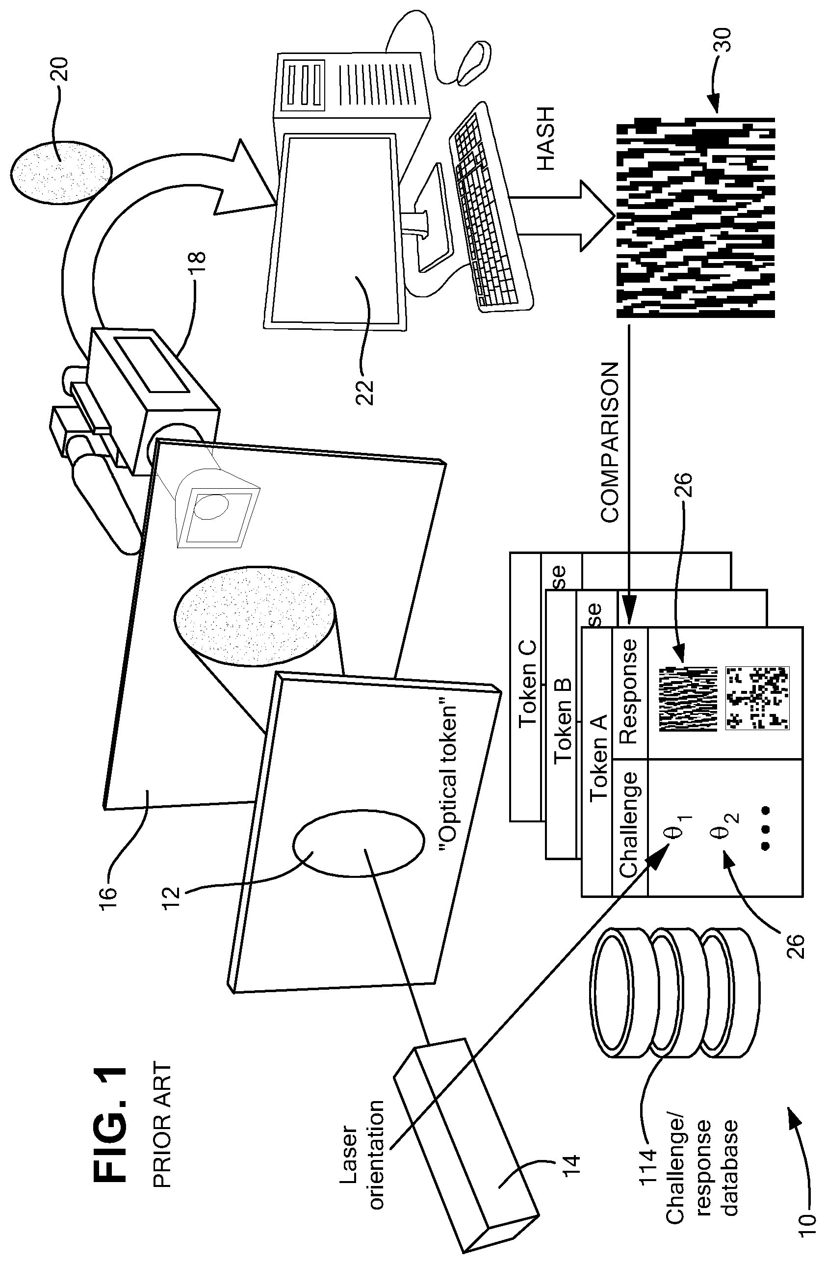 Patent US11784805 Figure 1 – Ultra high entropy material-based non-reversible spectral signature generation via quantum dots