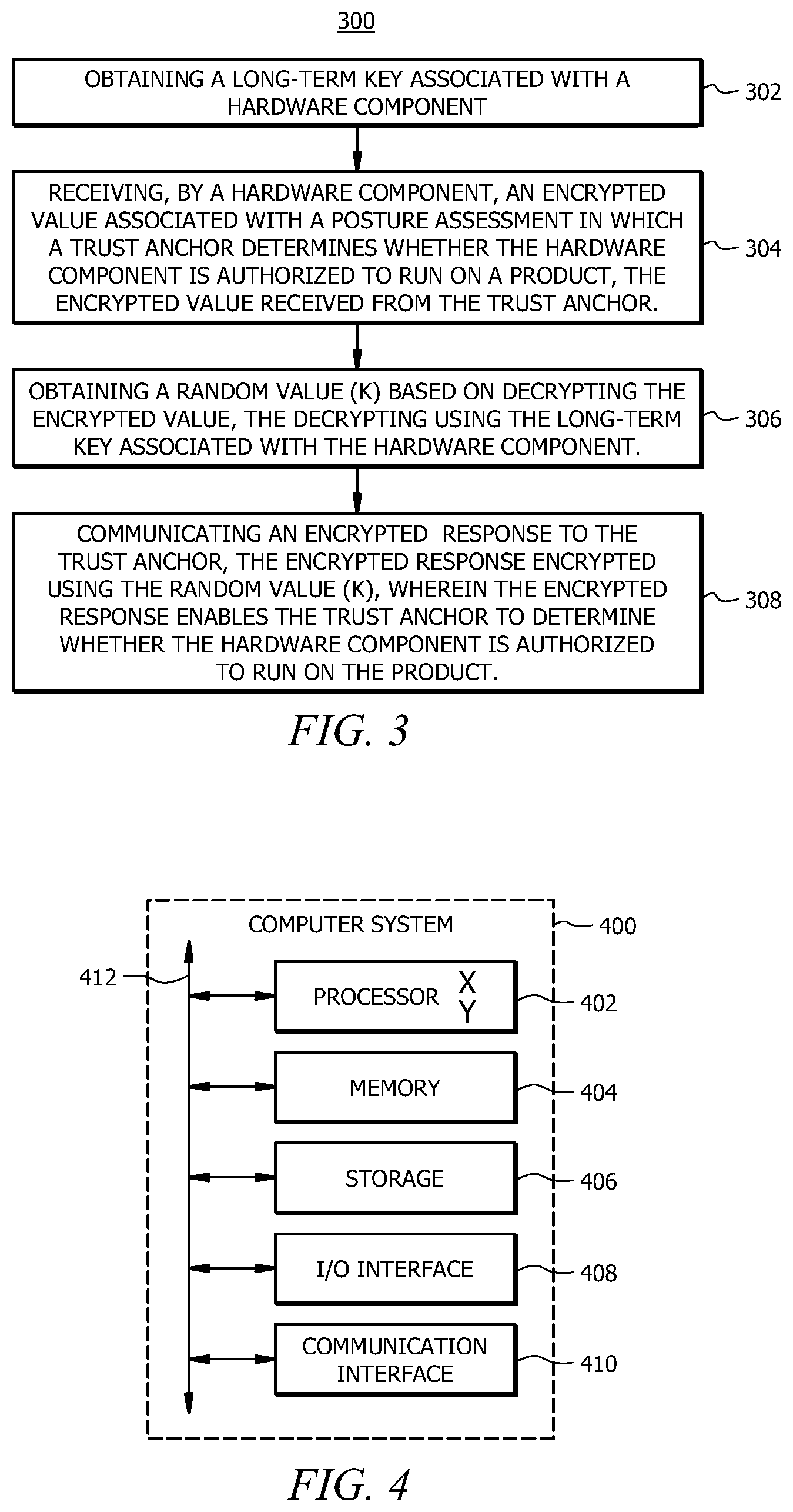 Patent US11784807 Figure 3 – Binding an ASIC to a trust anchor