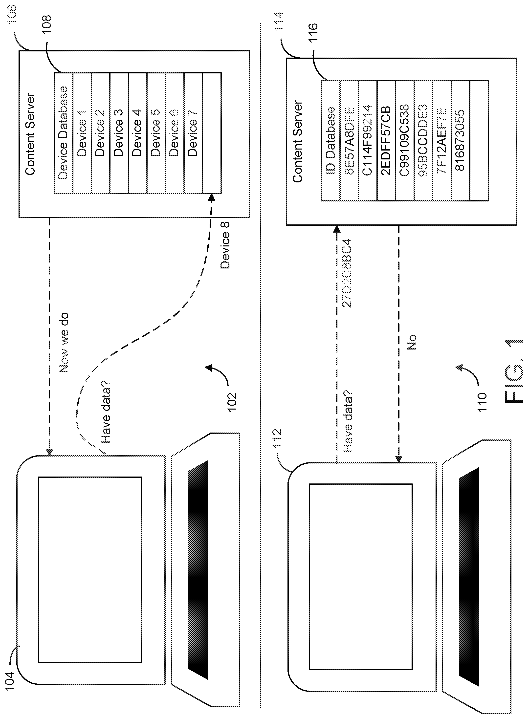 Patent US11784817 Figure 1 – Systems and methods for secure identification retrieval
