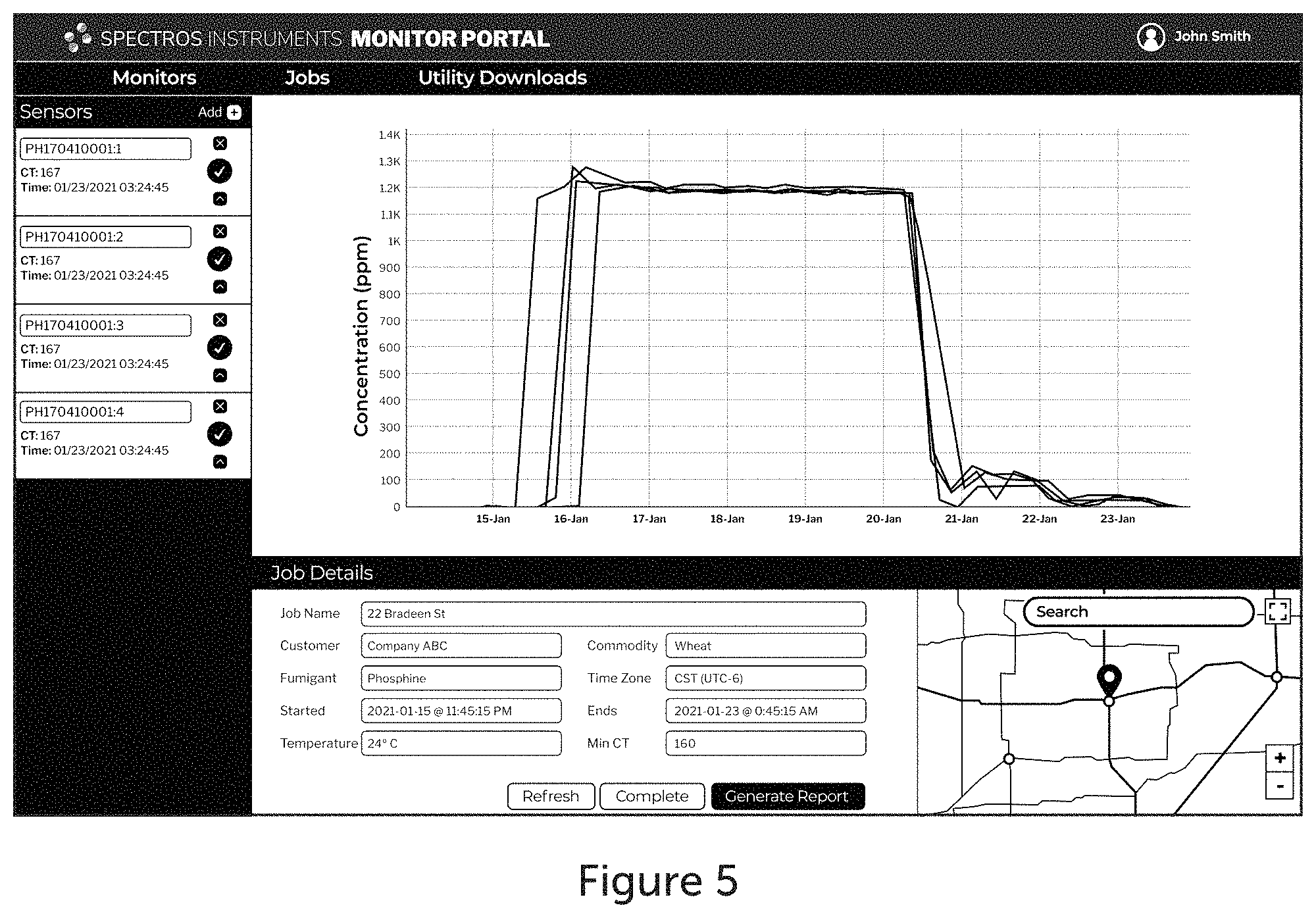 Patent US11784829 Figure 5 – Phytosanitary treatment blockchain