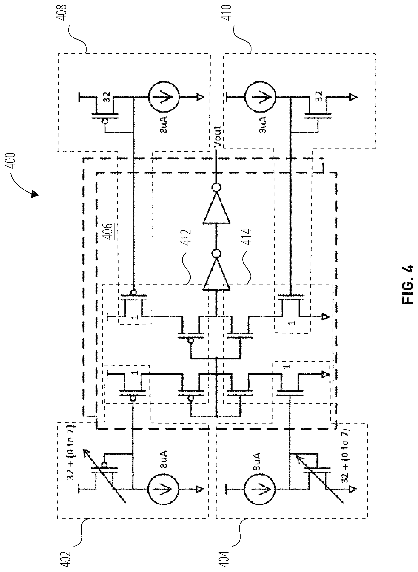 Patent US11784835 Figure 4 – Detection and mitigation of unstable cells in unclonable cell array