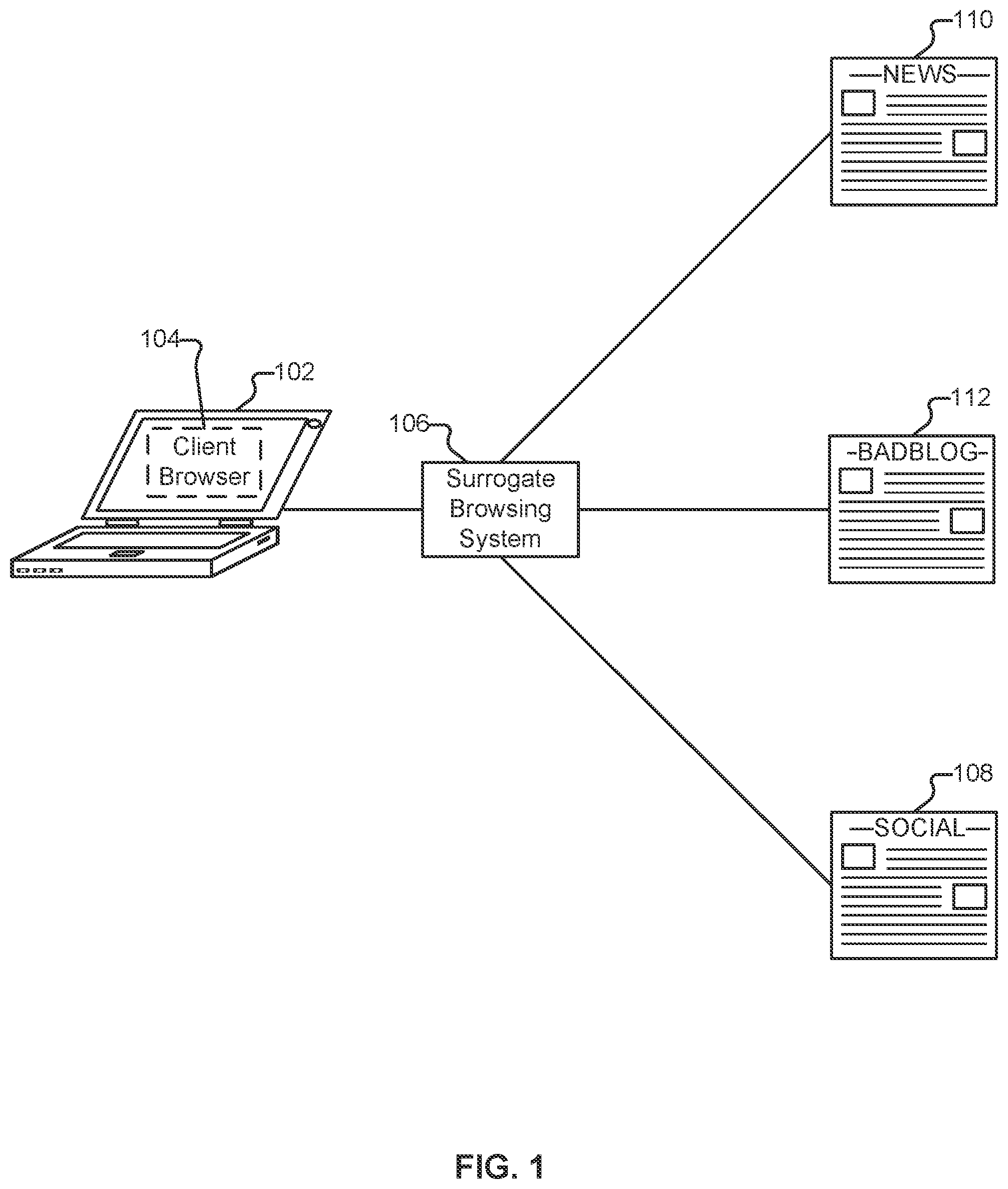 Patent US11784887 Figure 1 – Bandwidth throttling