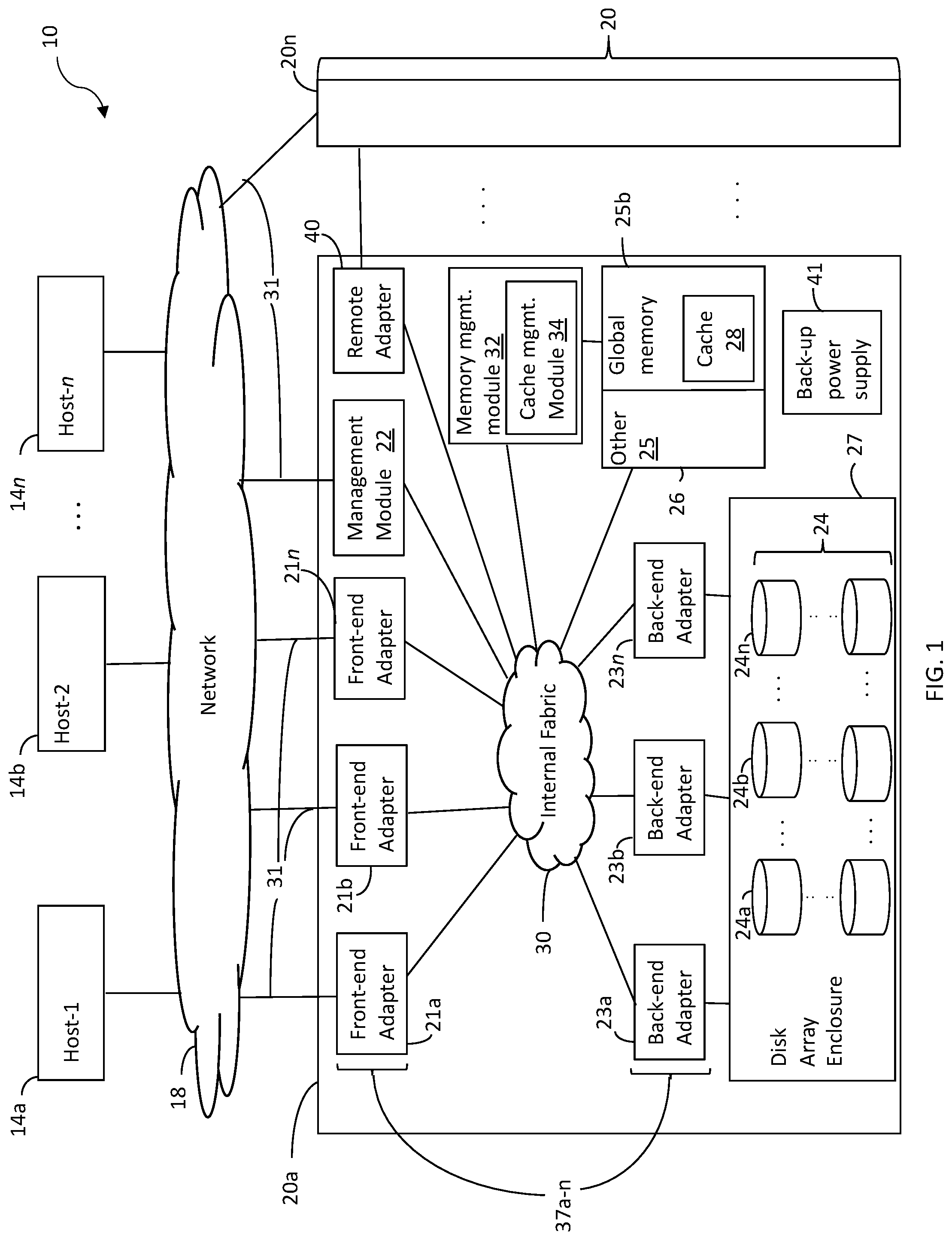 Patent US11784916 Figure 1 – Intelligent control plane communication