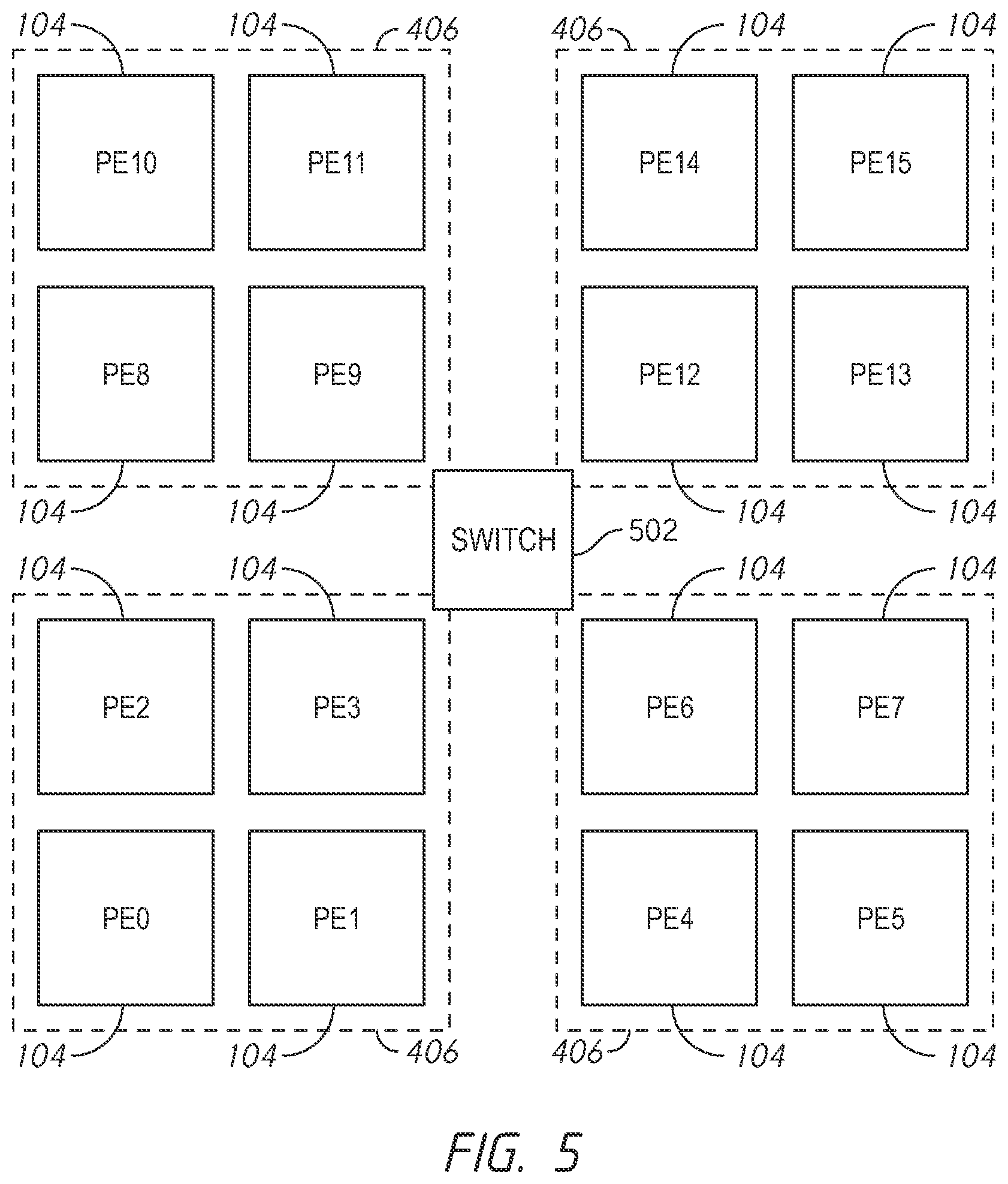 Patent US11784923 Figure 5 – System for optimizing routing of communication between devices and resource reallocation in a network