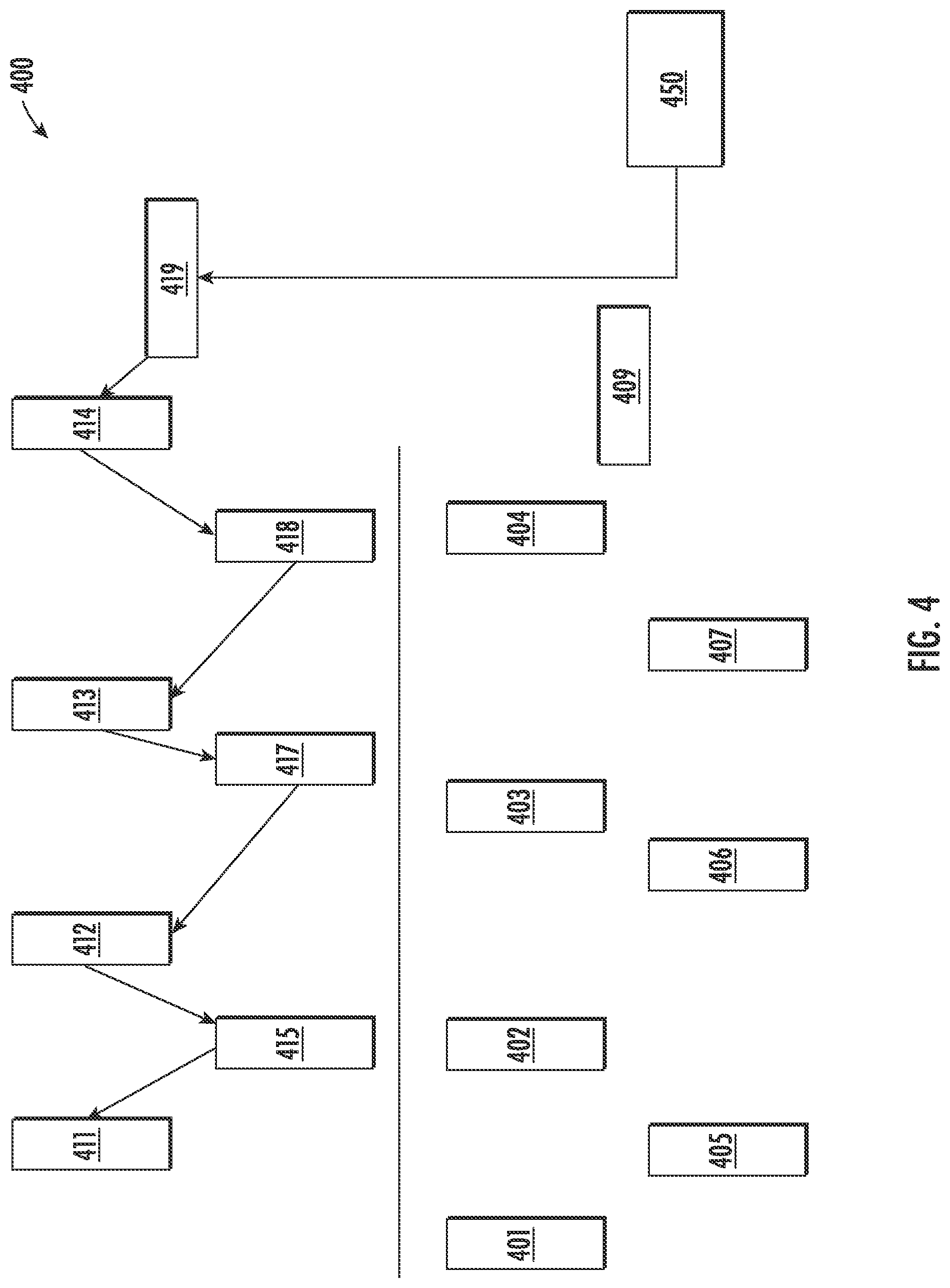 Patent US11784950 Figure 4 – Mesh networking using peer to peer messages for a hospitality entity