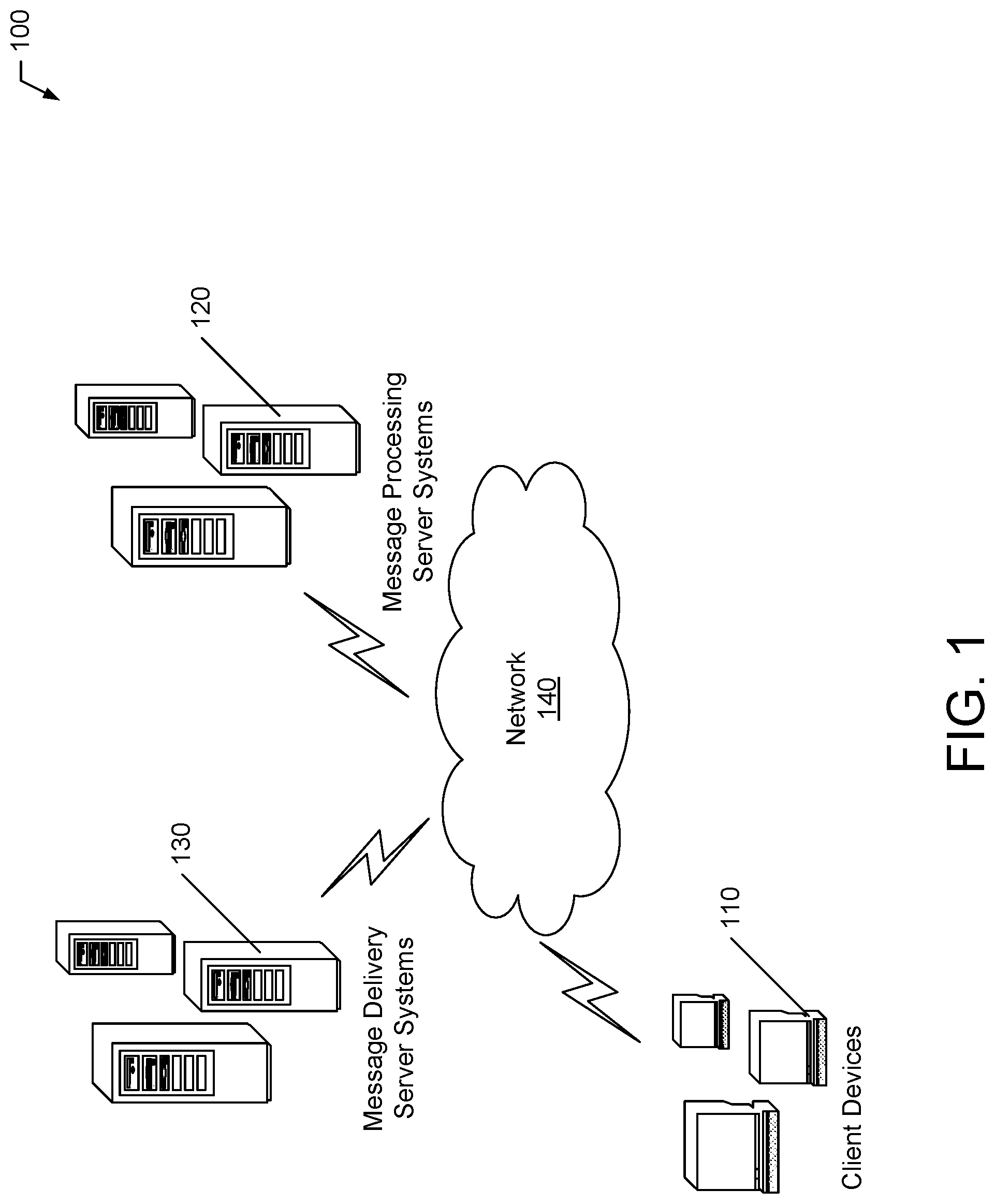 Patent US11784953 Figure 1 – Systems and methods for encrypted message filtering