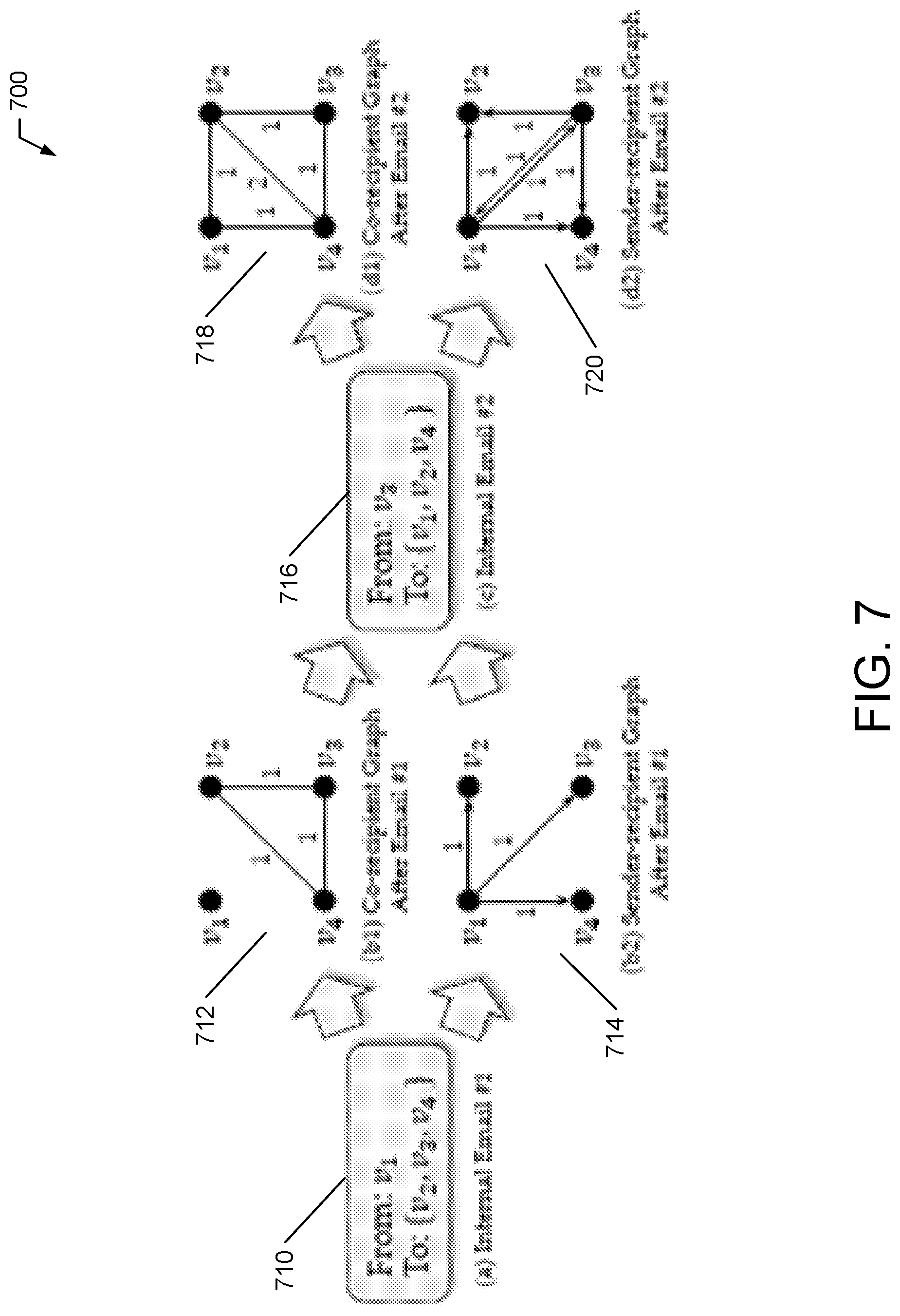 Patent US11784953 Figure 7 – Systems and methods for encrypted message filtering