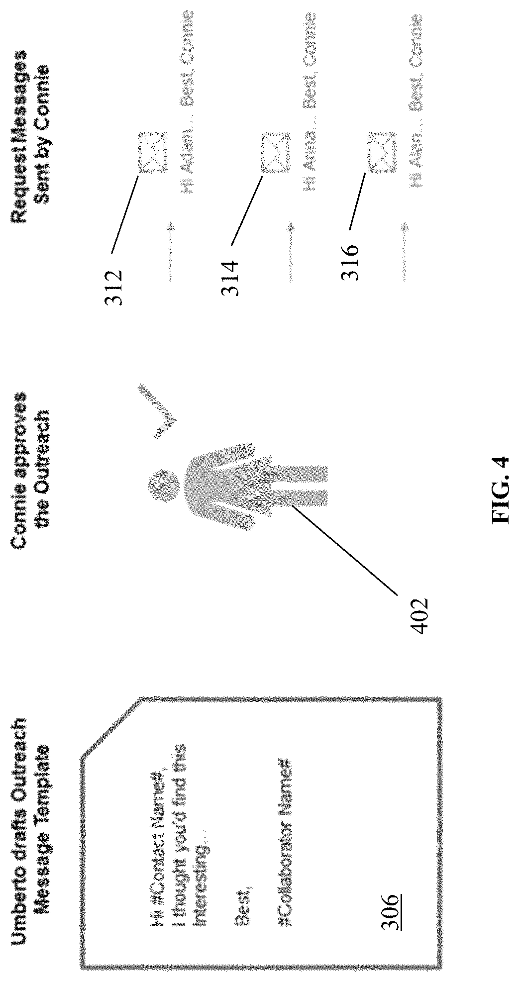 Patent US11784960 Figure 4 – Method, apparatus, and computer-readable medium for leveraging connections