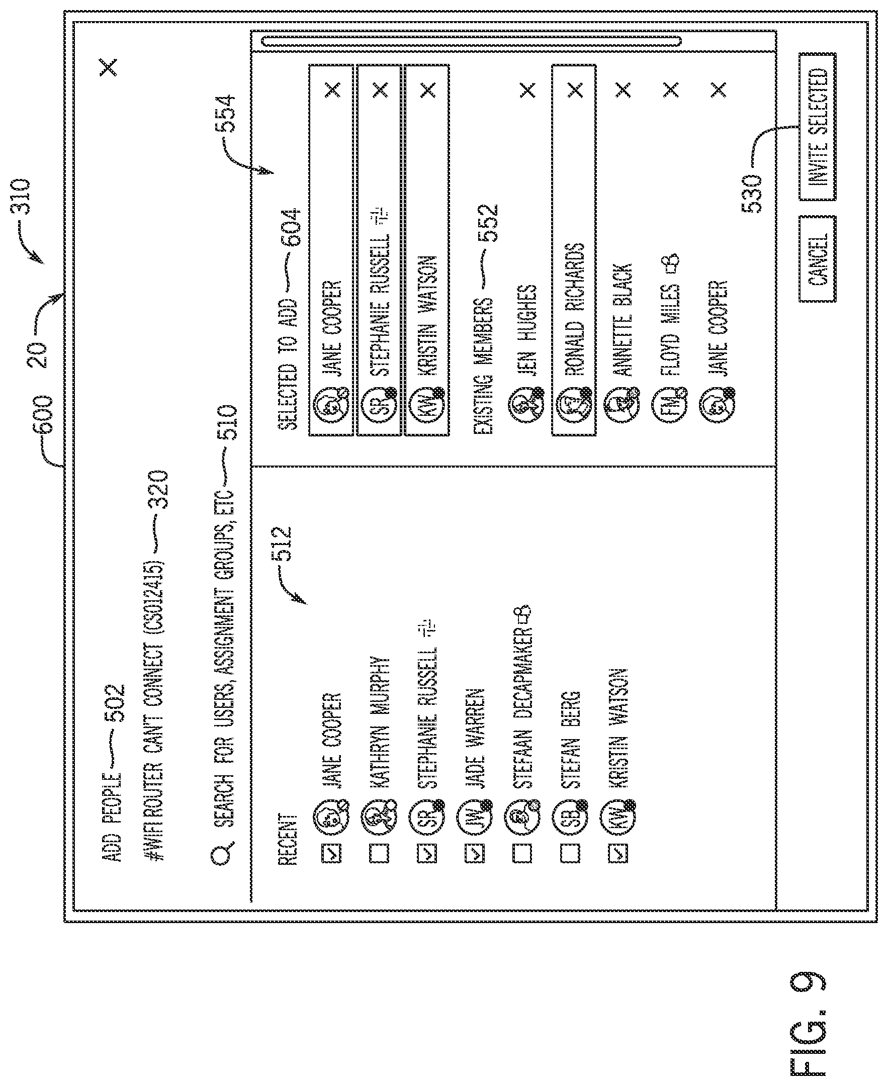 Patent US11784962 Figure 9 – Systems and methods for collaborative chat with non-native chat platforms