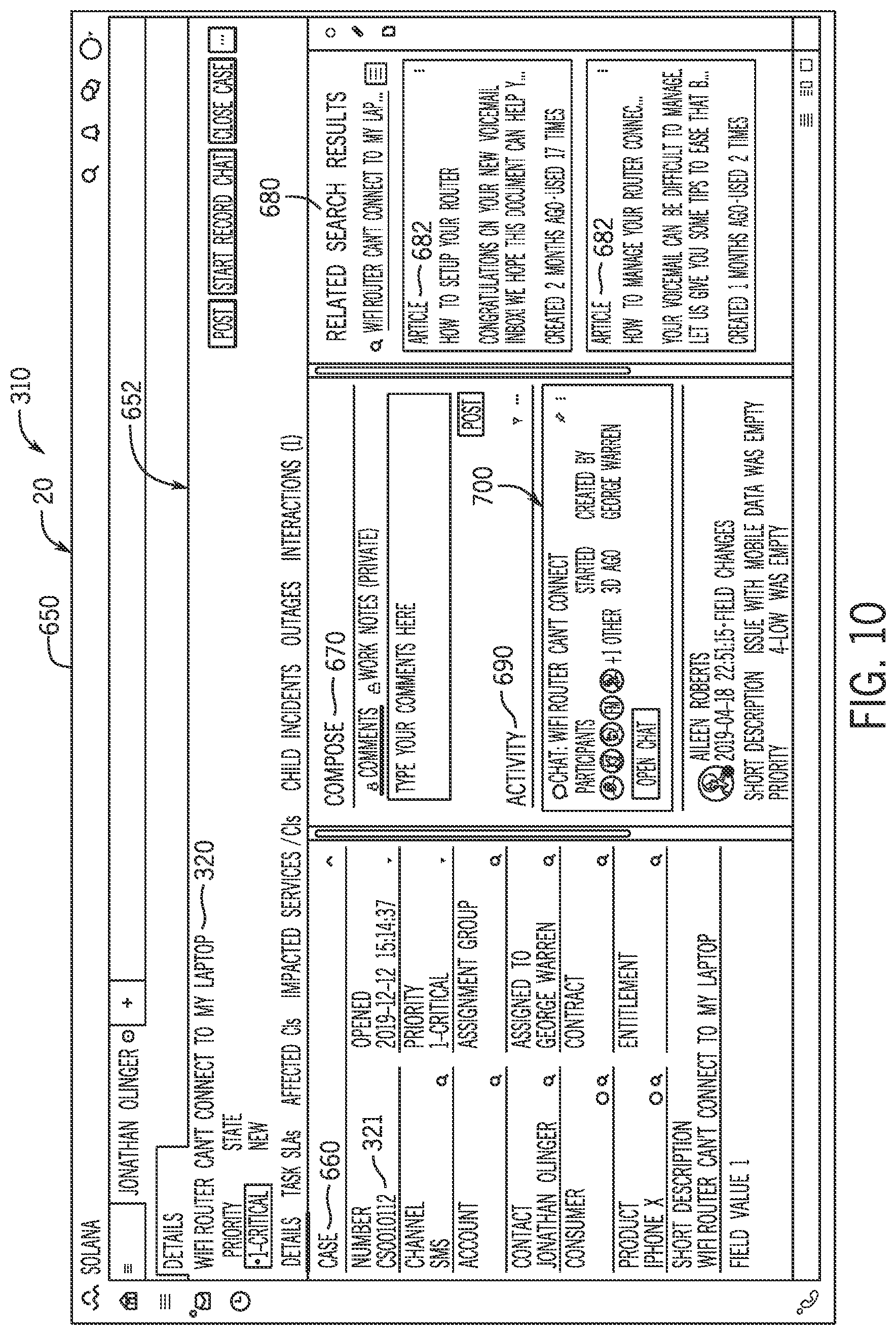 Patent US11784962 Figure 10 – Systems and methods for collaborative chat with non-native chat platforms