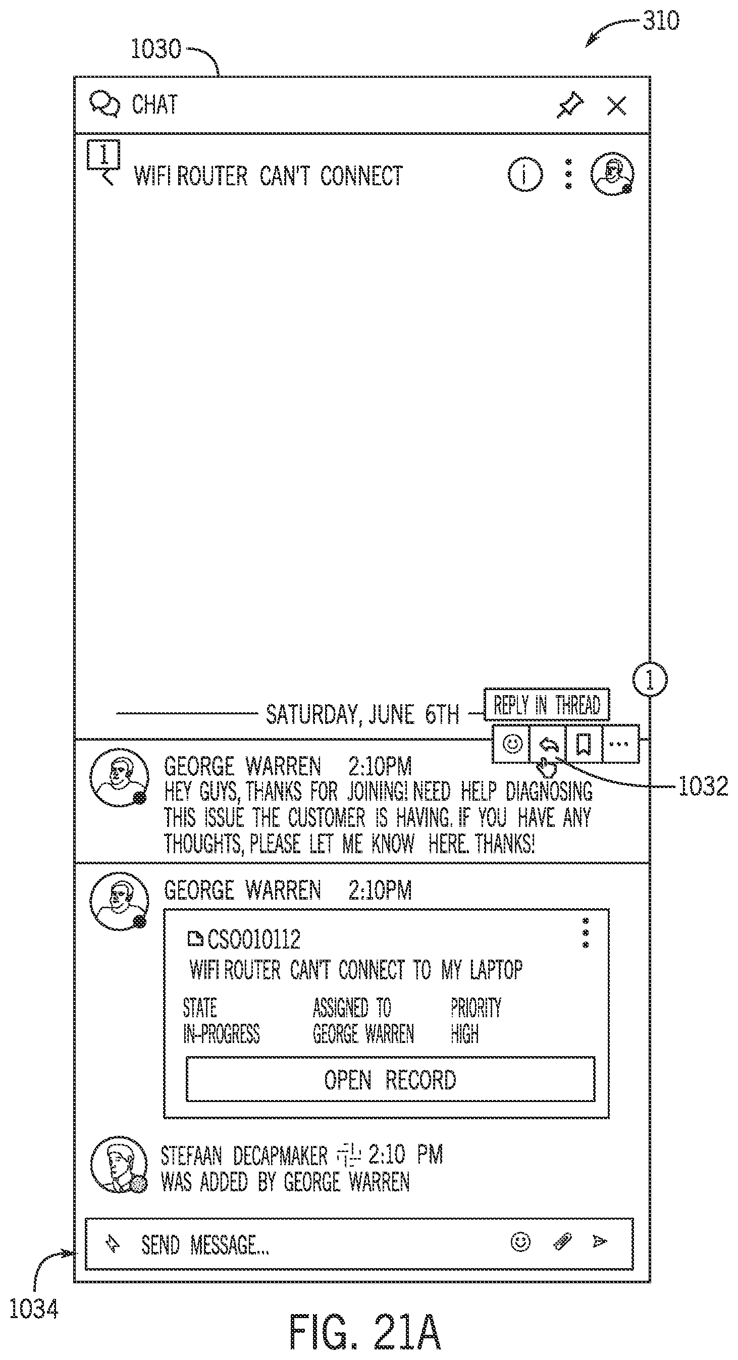 Patent US11784962 Figure 19 – Systems and methods for collaborative chat with non-native chat platforms