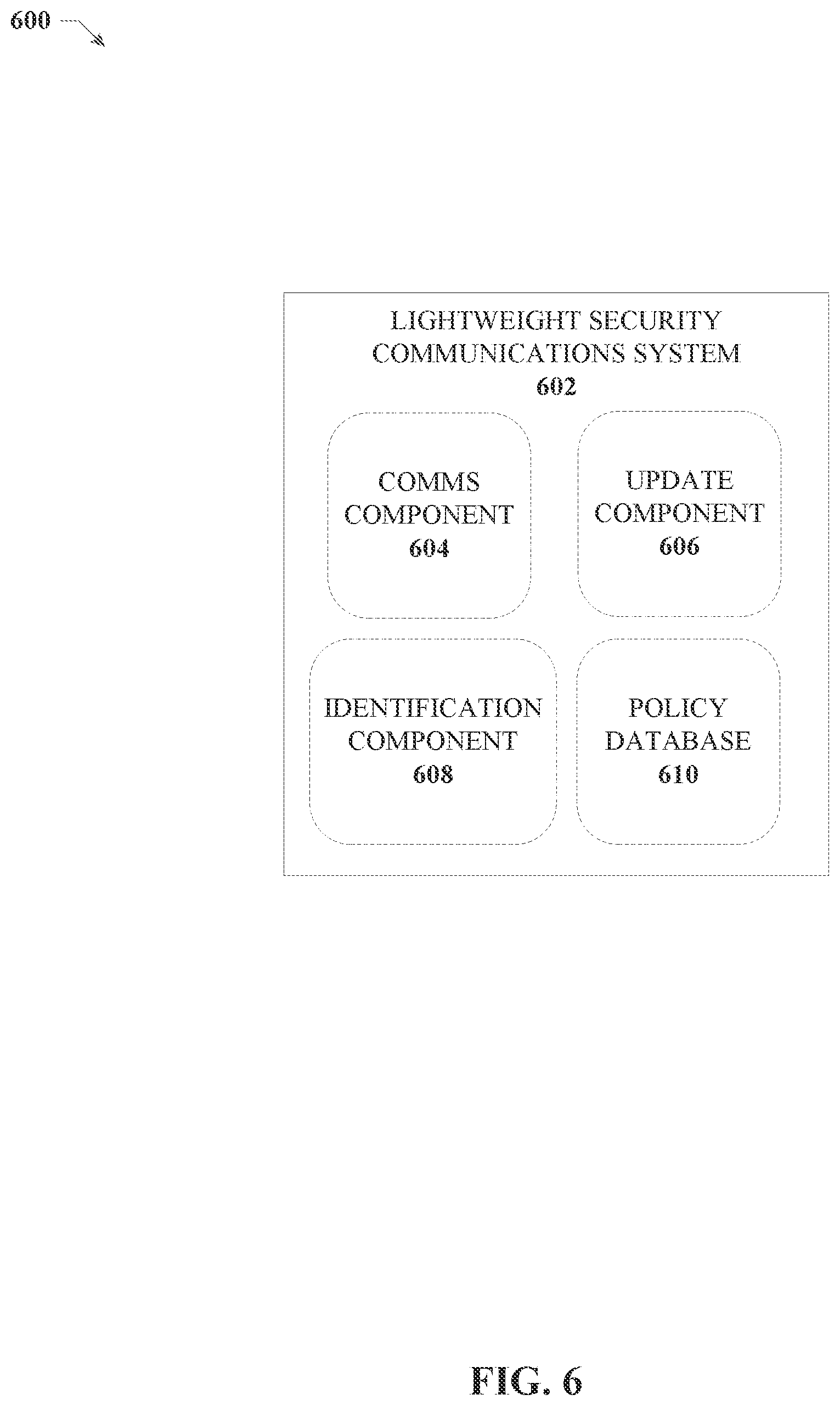 Patent US11784983 Figure 6 – SSL encryption with reduced bandwidth