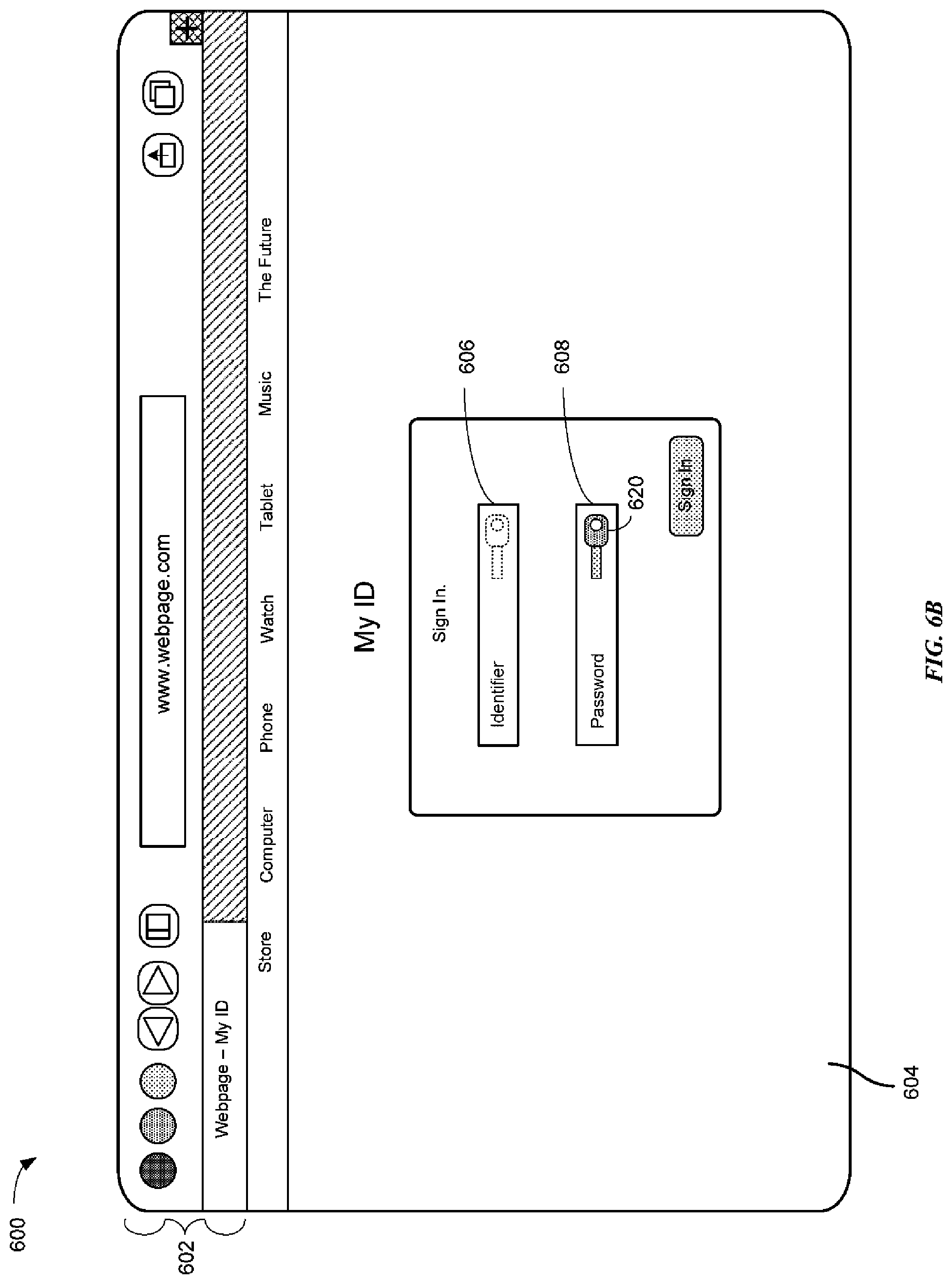 Patent US11784992 Figure 10 – Credential entry and management