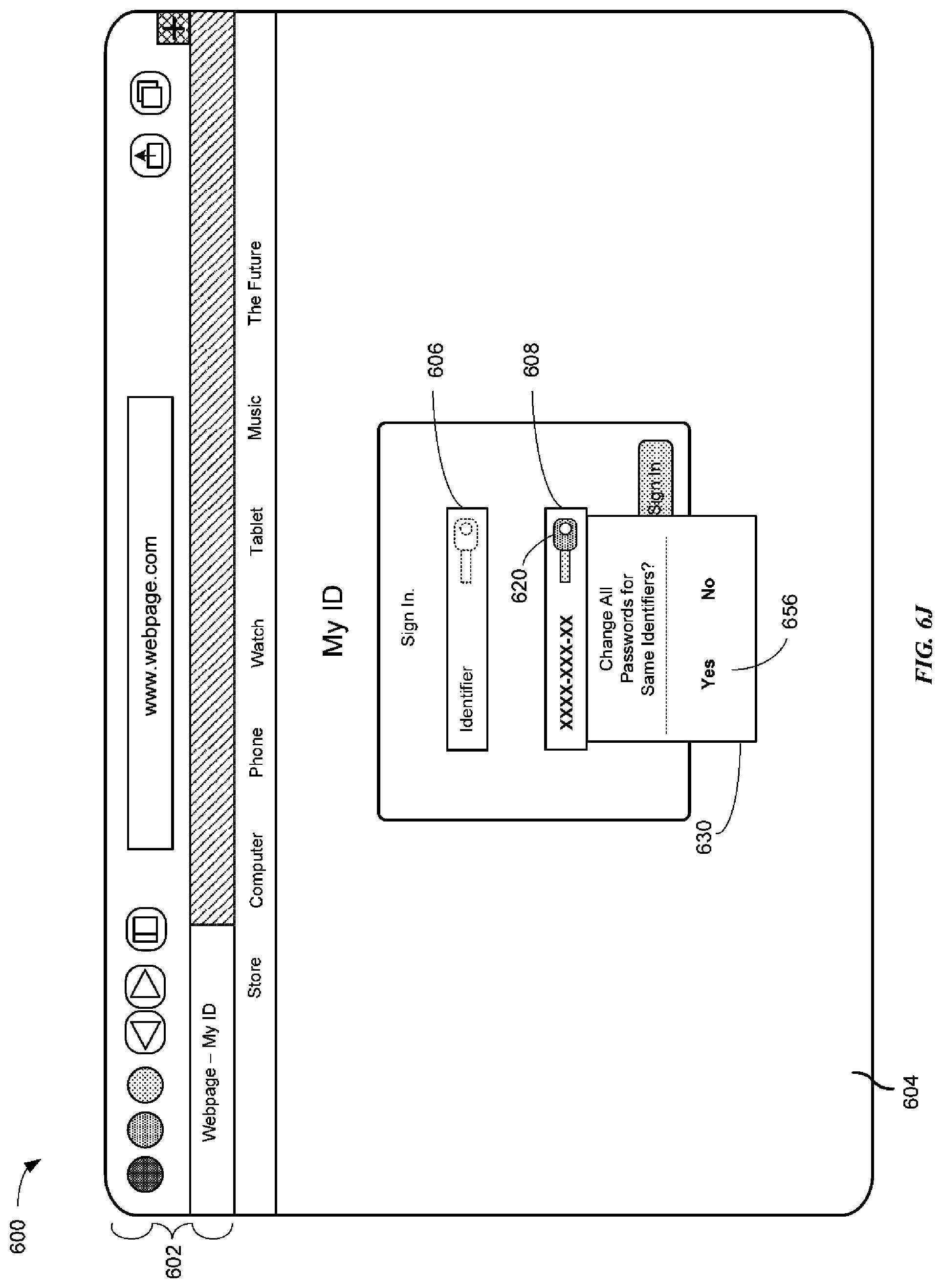 Patent US11784992 Figure 18 – Credential entry and management