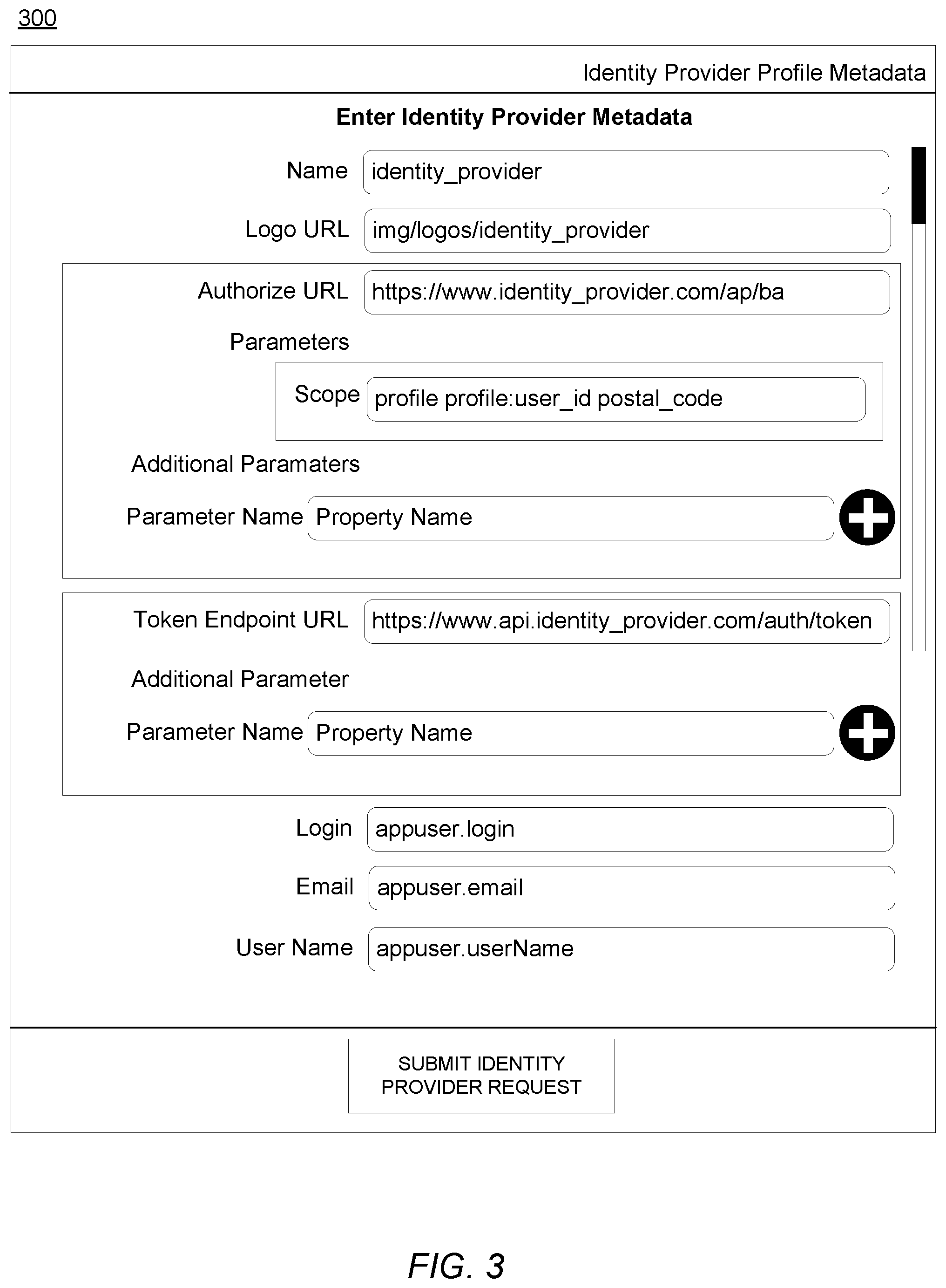 Patent US11785011 Figure 3 – Efficient generation of identity provider integrations