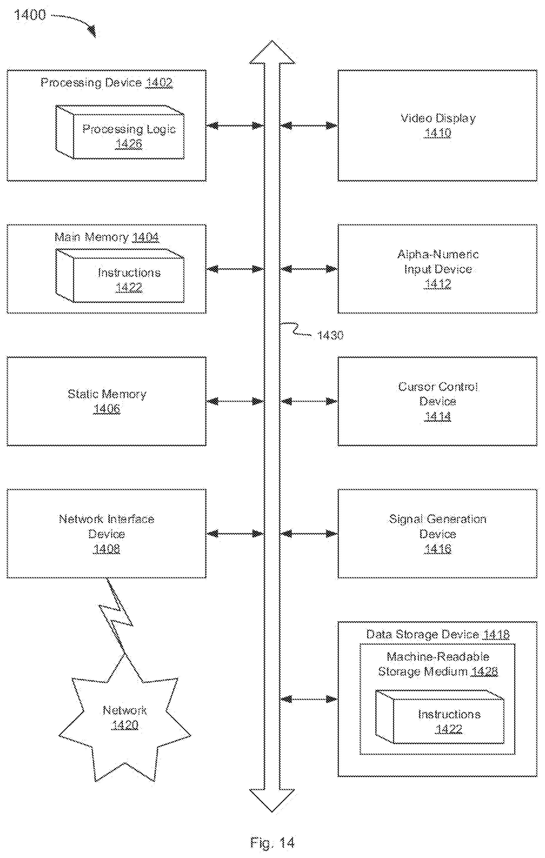 Patent US11785017 Figure 14 – Enforcing granular access control policy