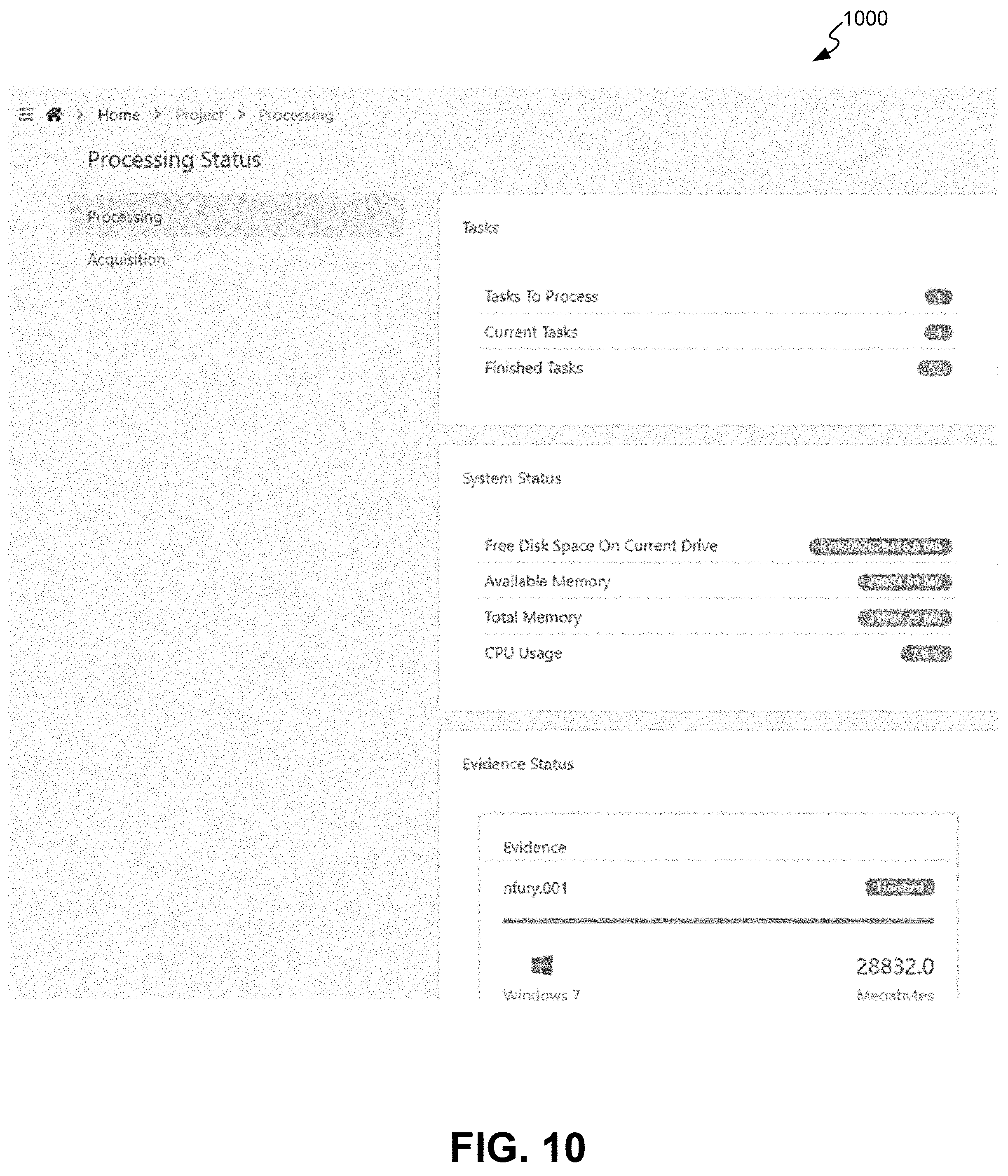 Patent US11785031 Figure 10 – Automated and scalable worker orchestration for cloud-based computer forensic analysis