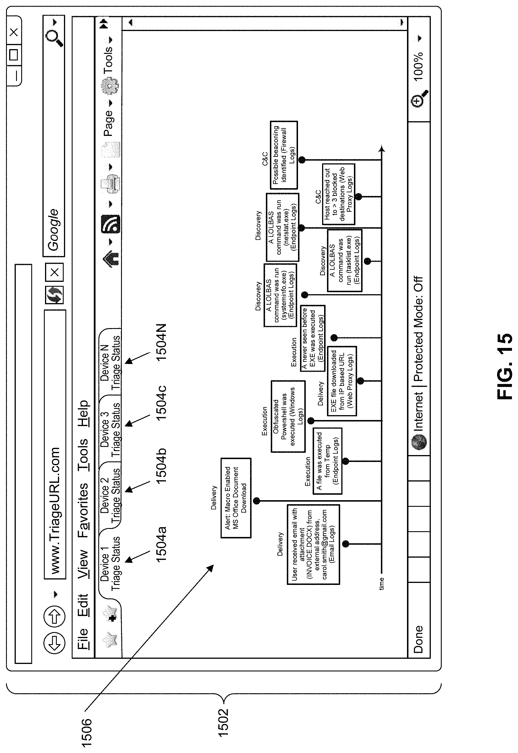 Patent US11785040 Figure 15 – Systems and methods for cyber security alert triage