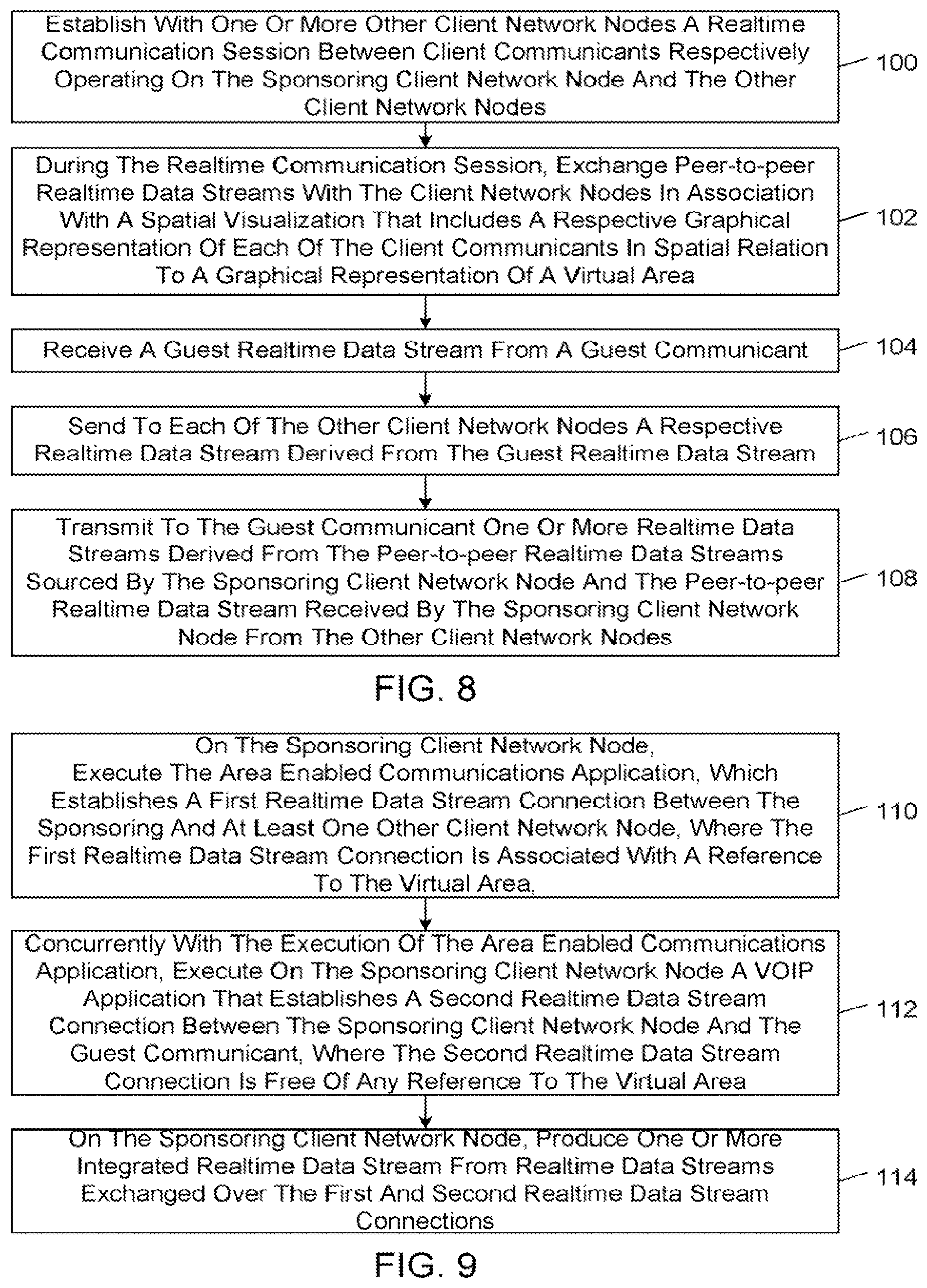 Patent US11785056 Figure 5 – Web browser interface for spatial communication environments