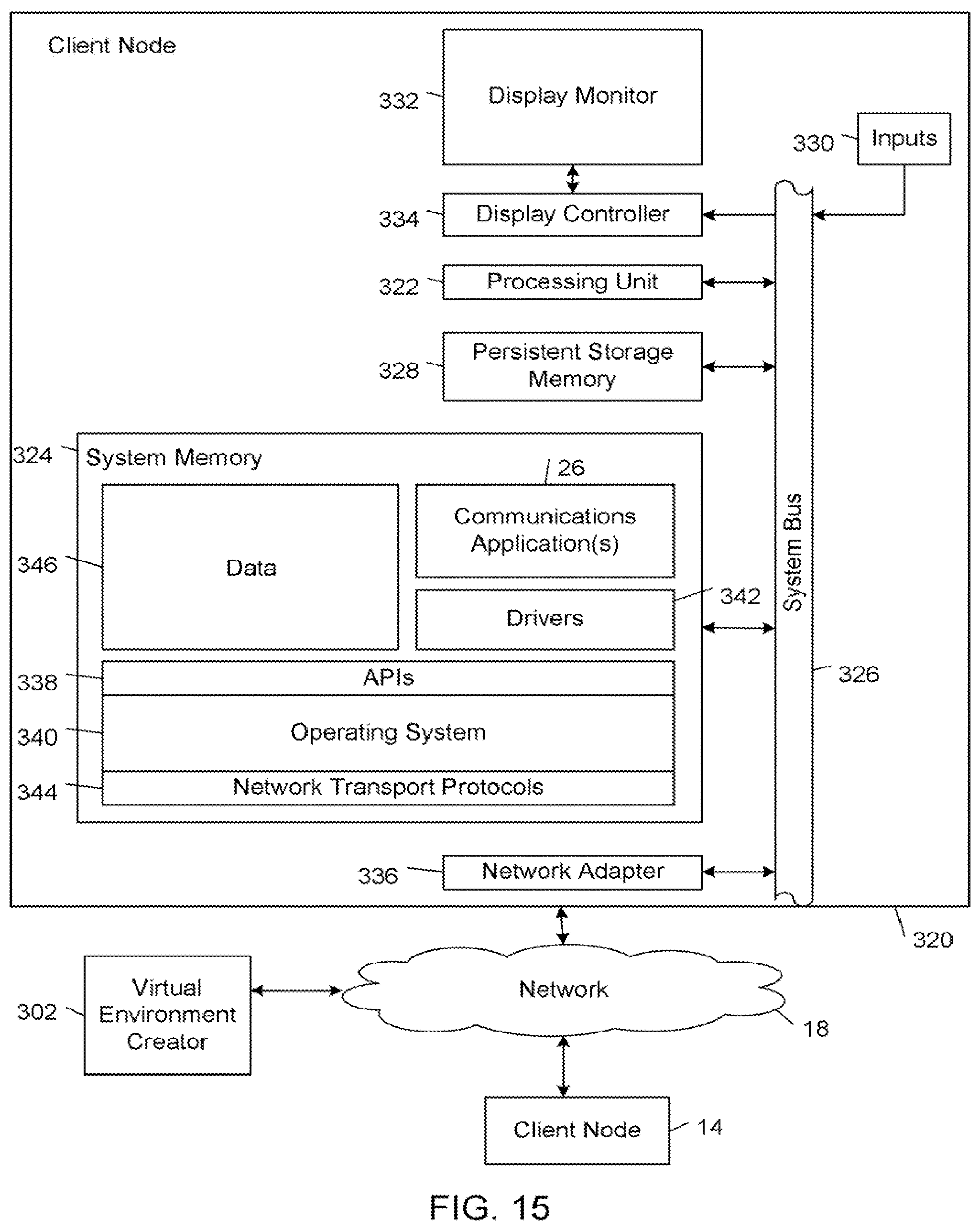 Patent US11785056 Figure 10 – Web browser interface for spatial communication environments