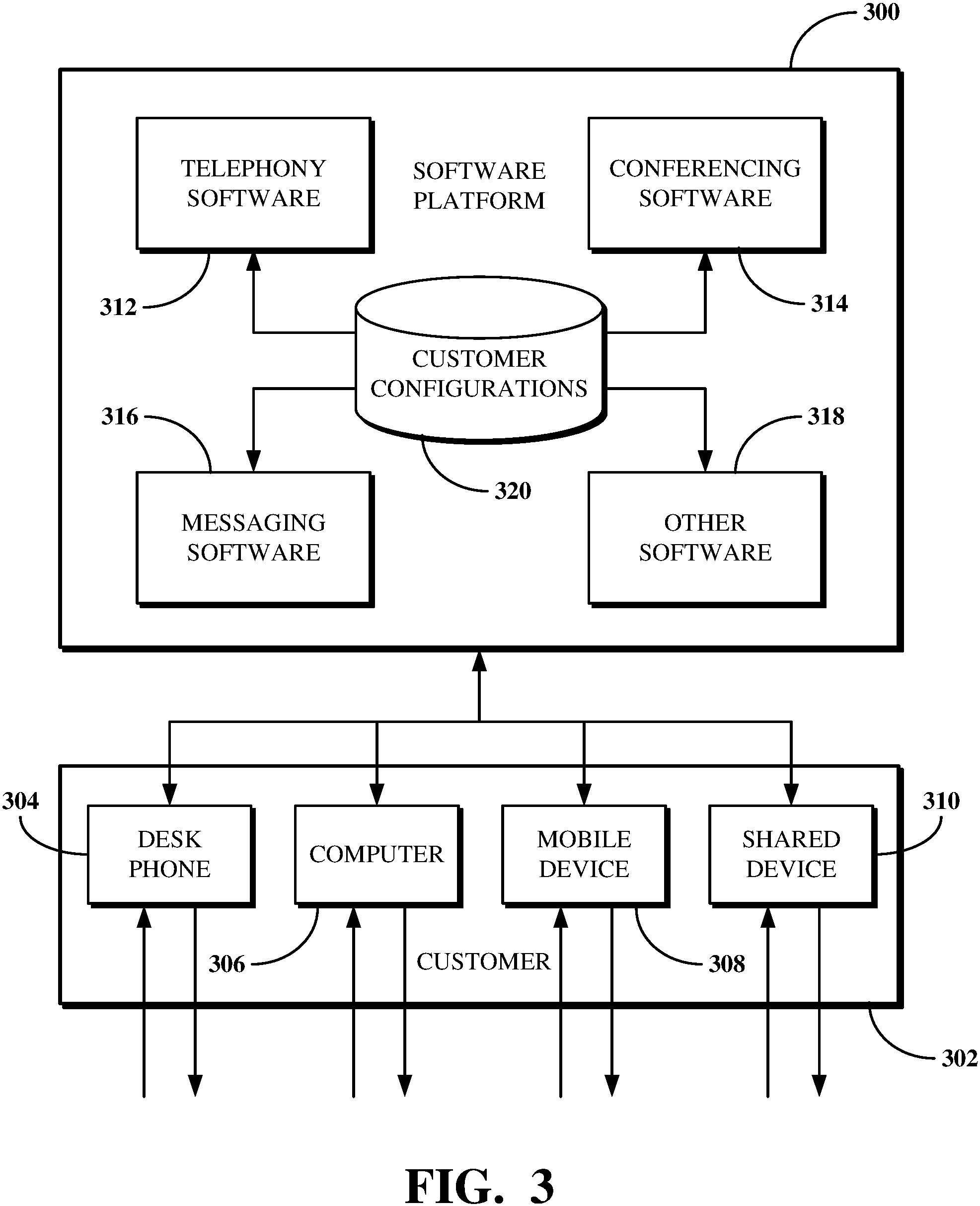 Patent US11785060 Figure 3 – Content-aware device selection for modifying content elements in digital collaboration spaces