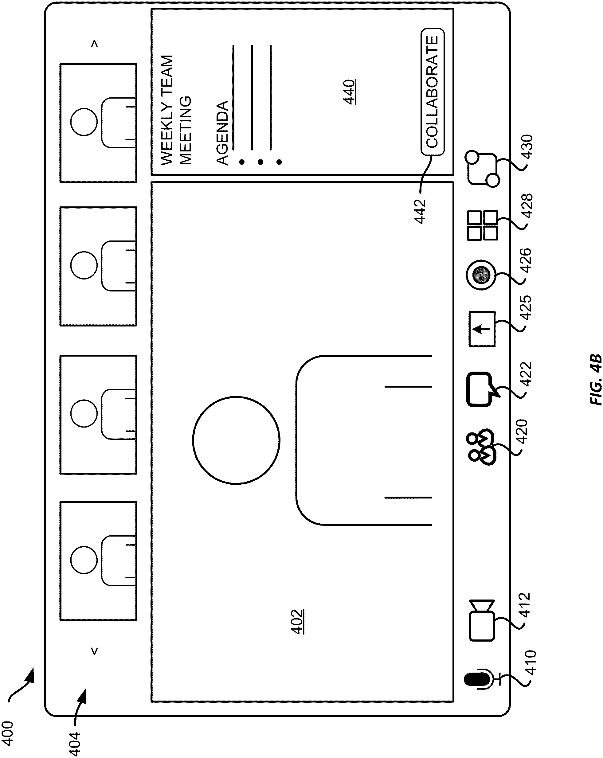 Patent US11785063 Figure 6 – Sharing and collaborating on content objects during a video conference