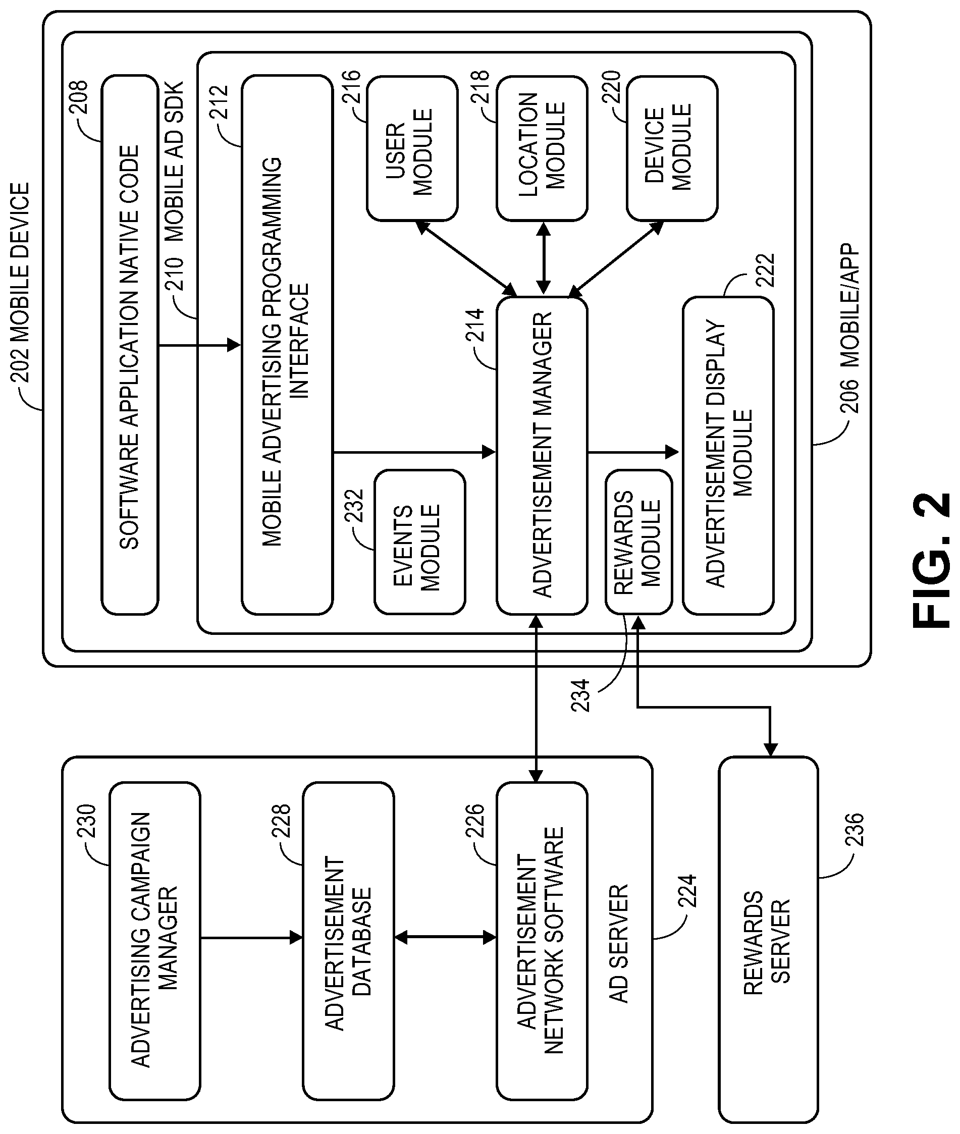 Patent US11785074 Figure 2 – Extending mobile applications to the lock screen of a mobile device