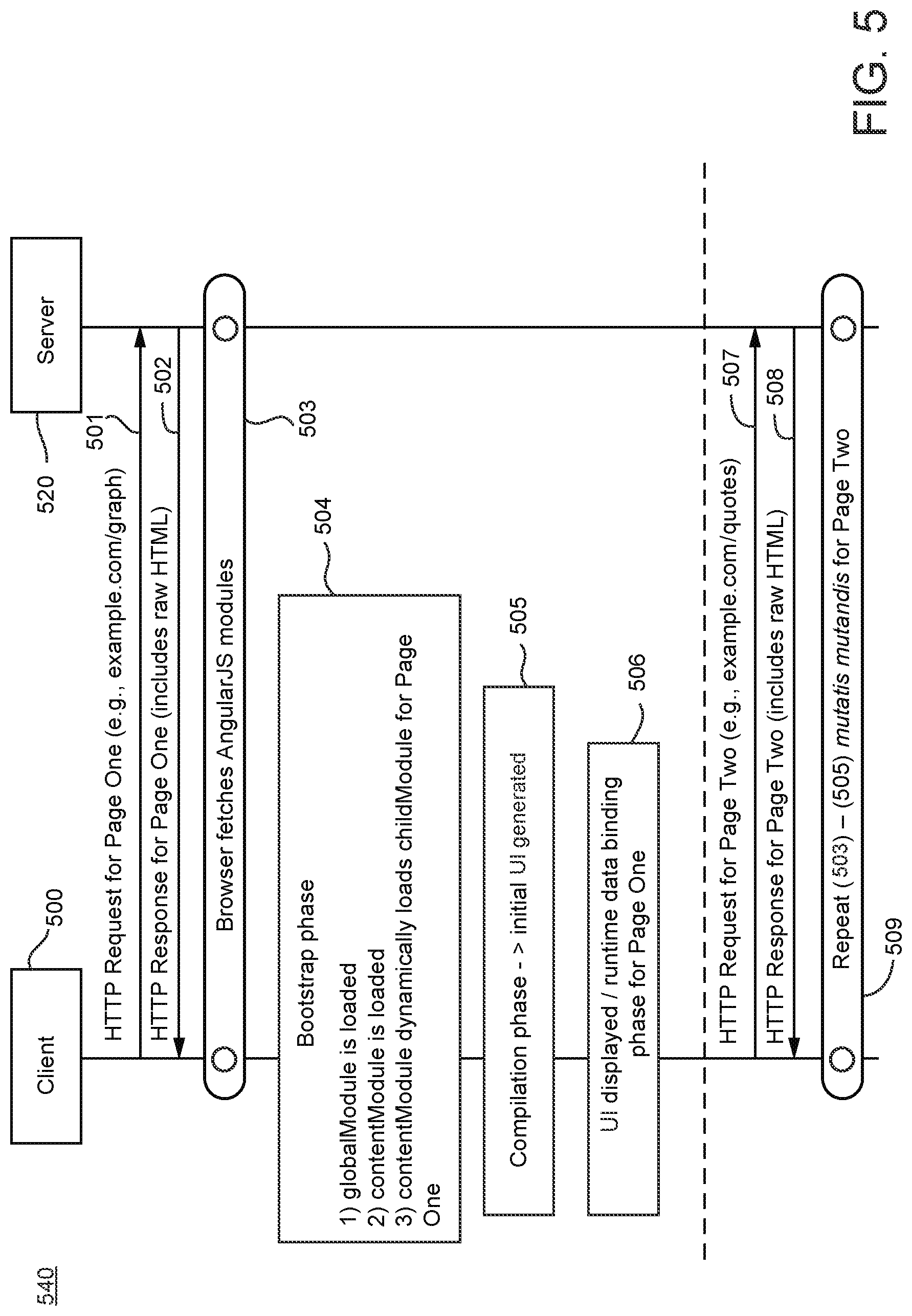 Patent US11785099 Figure 6 – Software application architecture