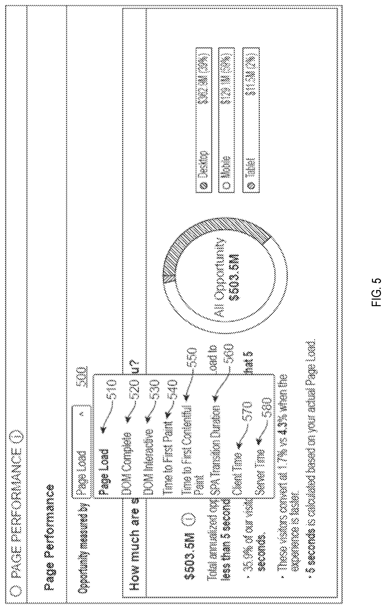 Patent US11785106 Figure 5 – Analyzing website performance