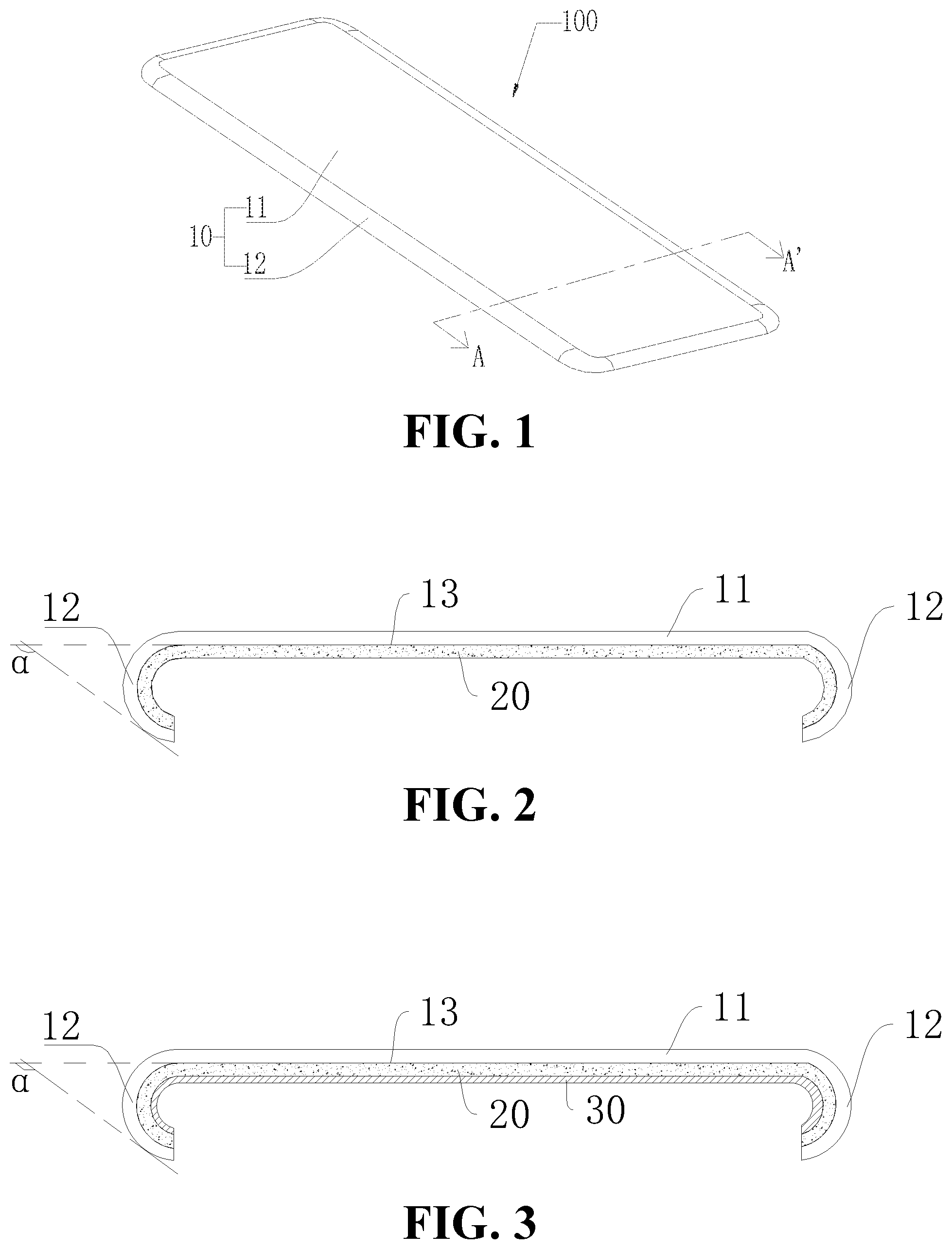 Patent US11785124 Figure 1 – Housing assembly, method for manufacturing housing assembly, and electronic device