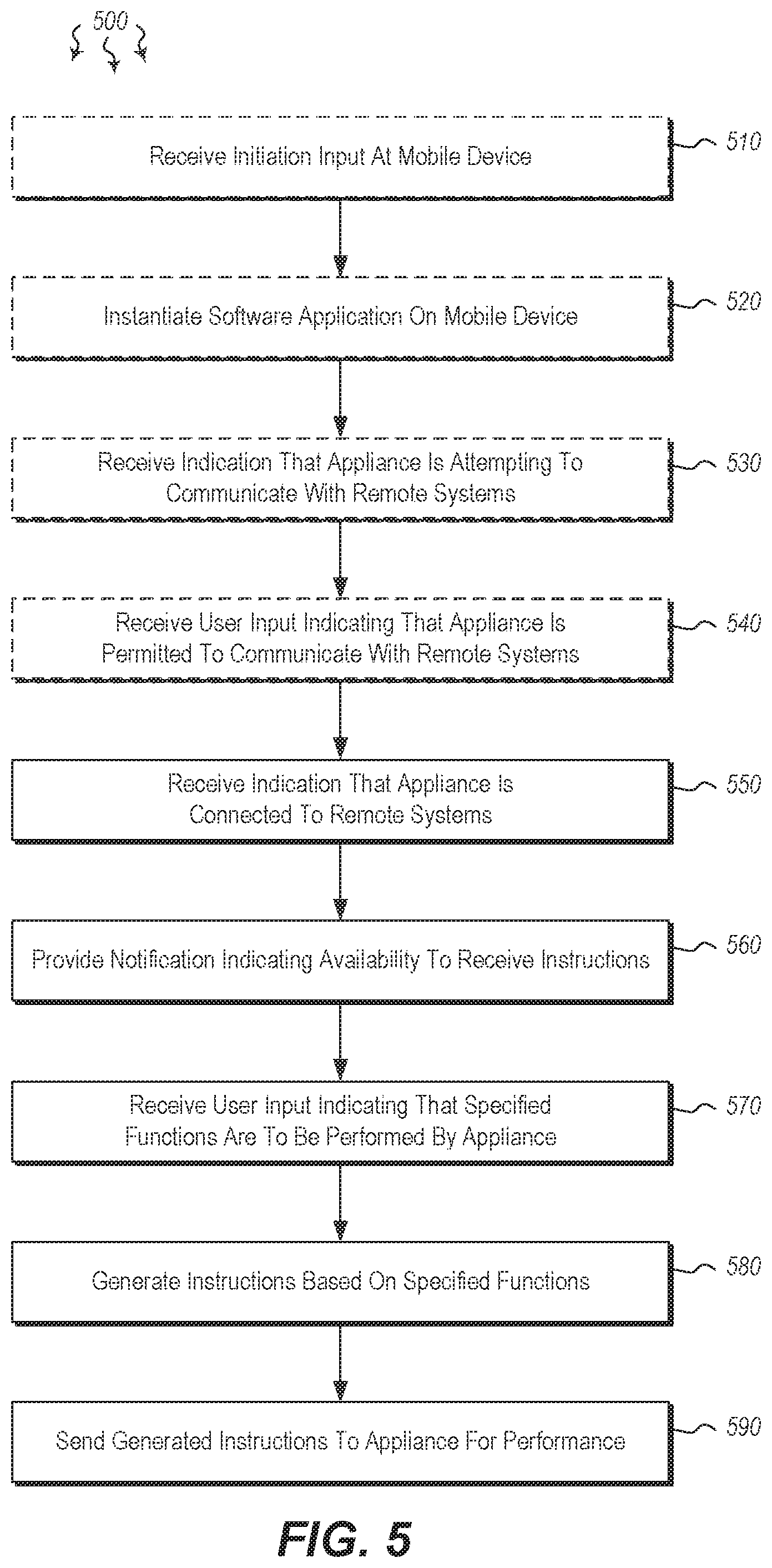 Patent US11785130 Figure 6 – Mobile application for controlling outdoor grill