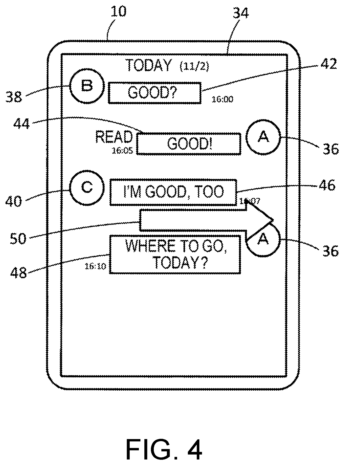 Patent US11785132 Figure 3 – Information processing apparatus and non-transitory computer readable medium for processing information