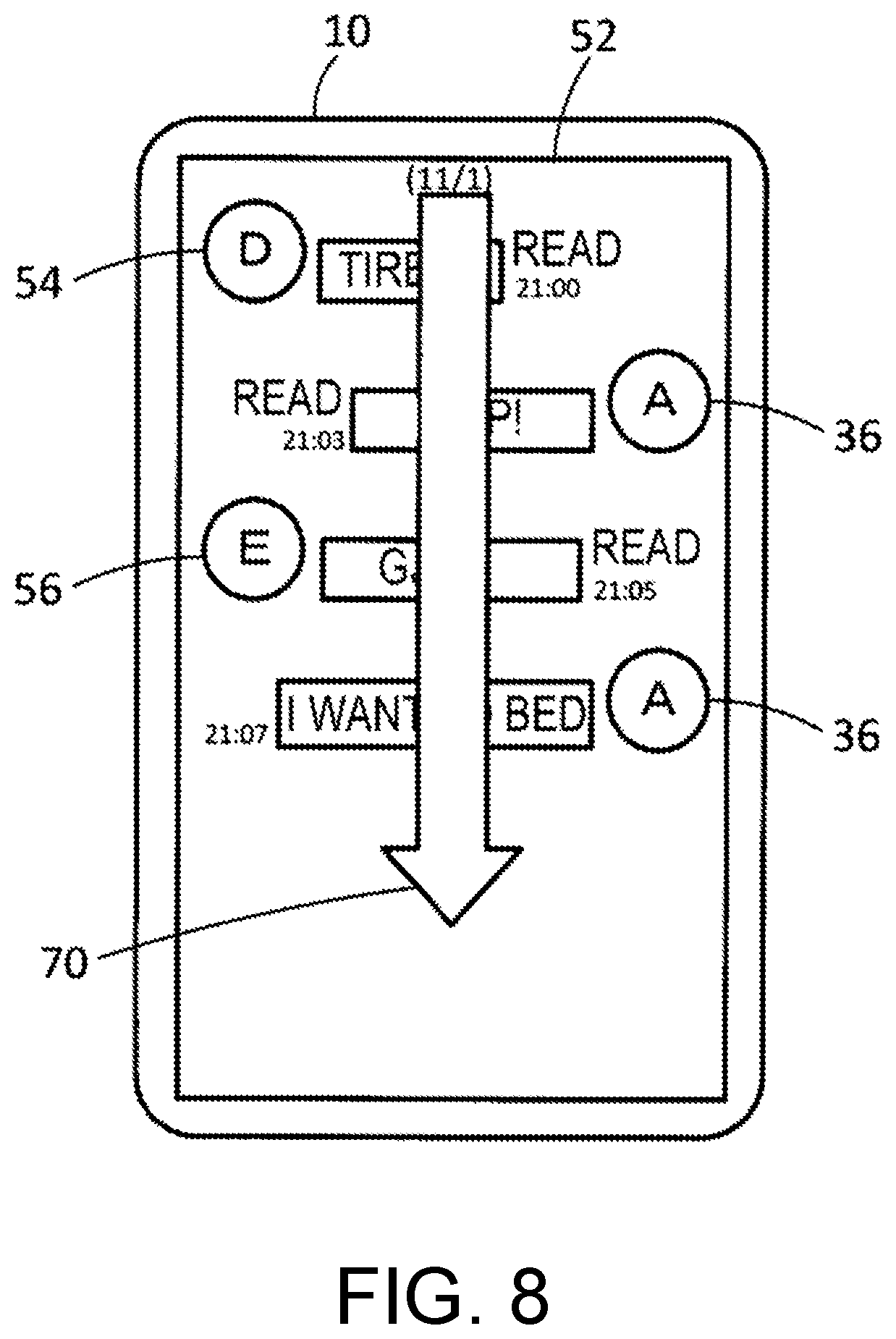 Patent US11785132 Figure 7 – Information processing apparatus and non-transitory computer readable medium for processing information