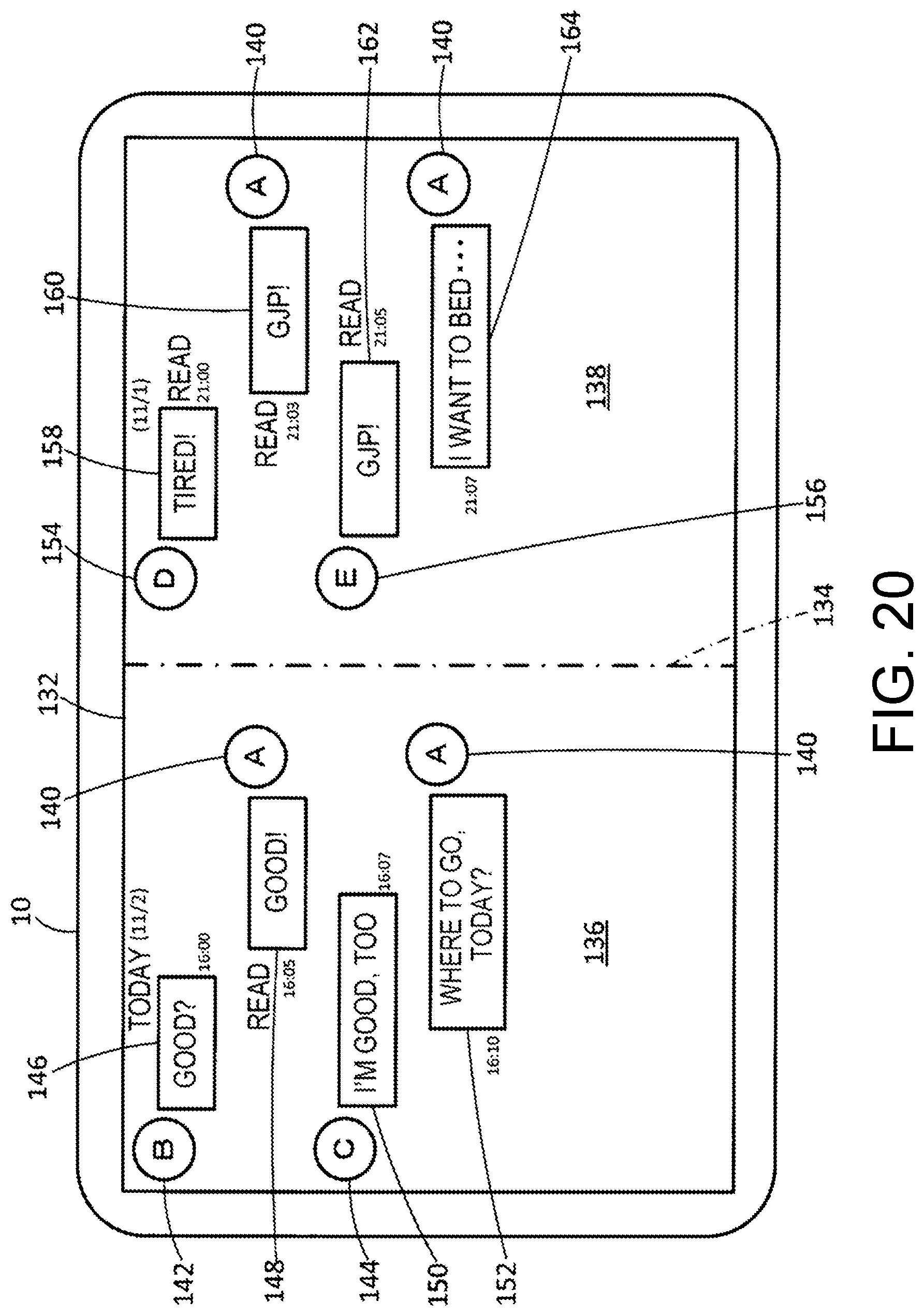 Patent US11785132 Figure 19 – Information processing apparatus and non-transitory computer readable medium for processing information