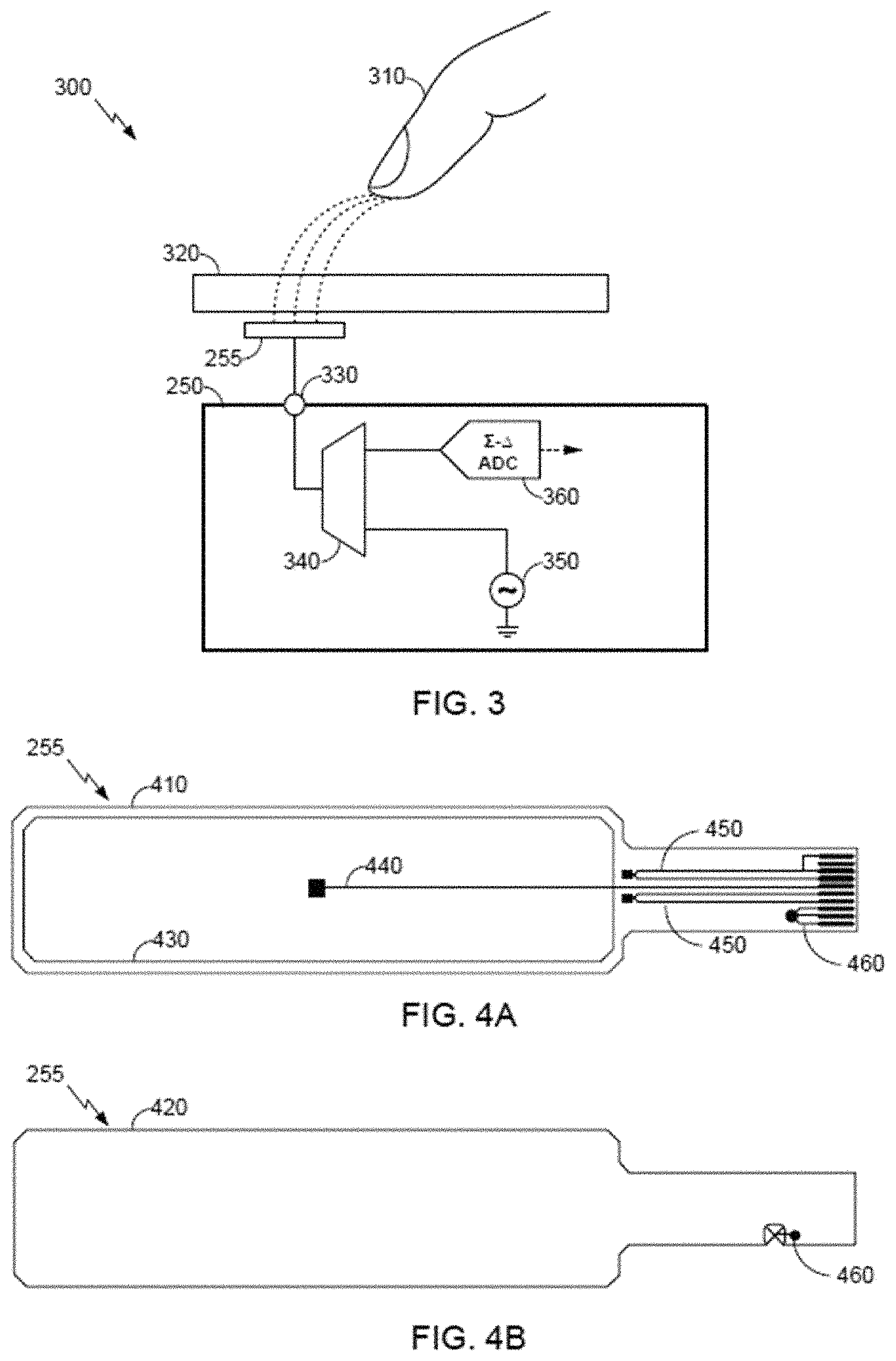 Patent US11785133 Figure 3 – Capacitive gesture detection system and methods thereof