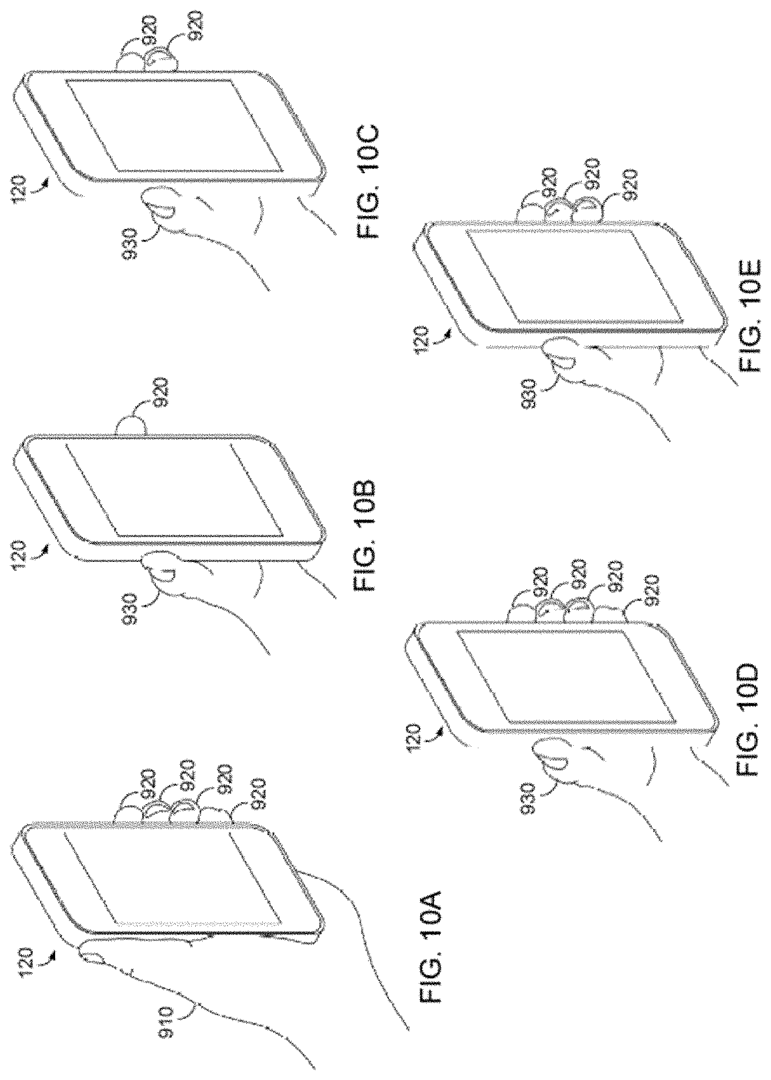 Patent US11785133 Figure 8 – Capacitive gesture detection system and methods thereof