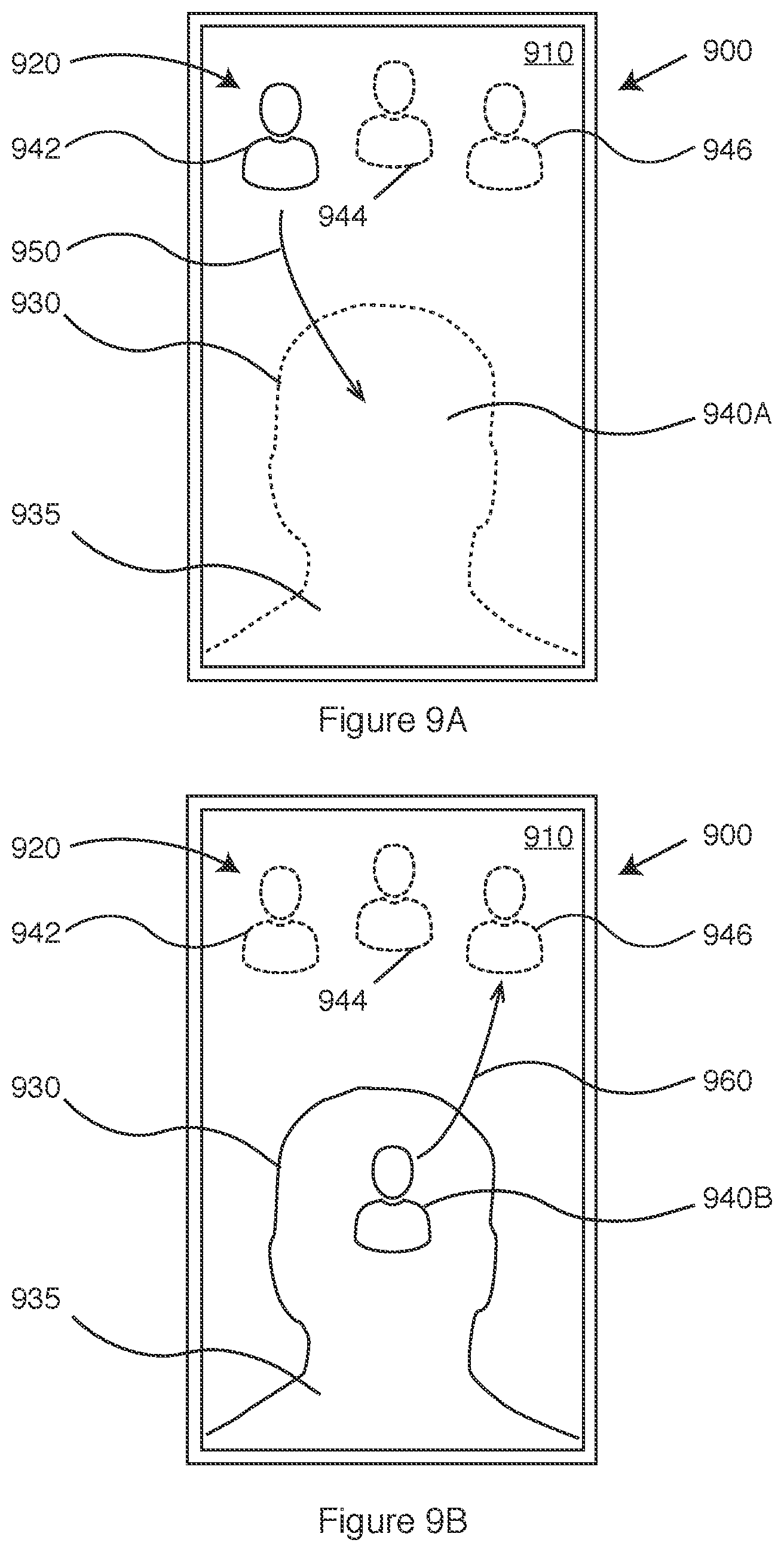 Patent US11785134 Figure 8 – User interface that controls where sound will localize