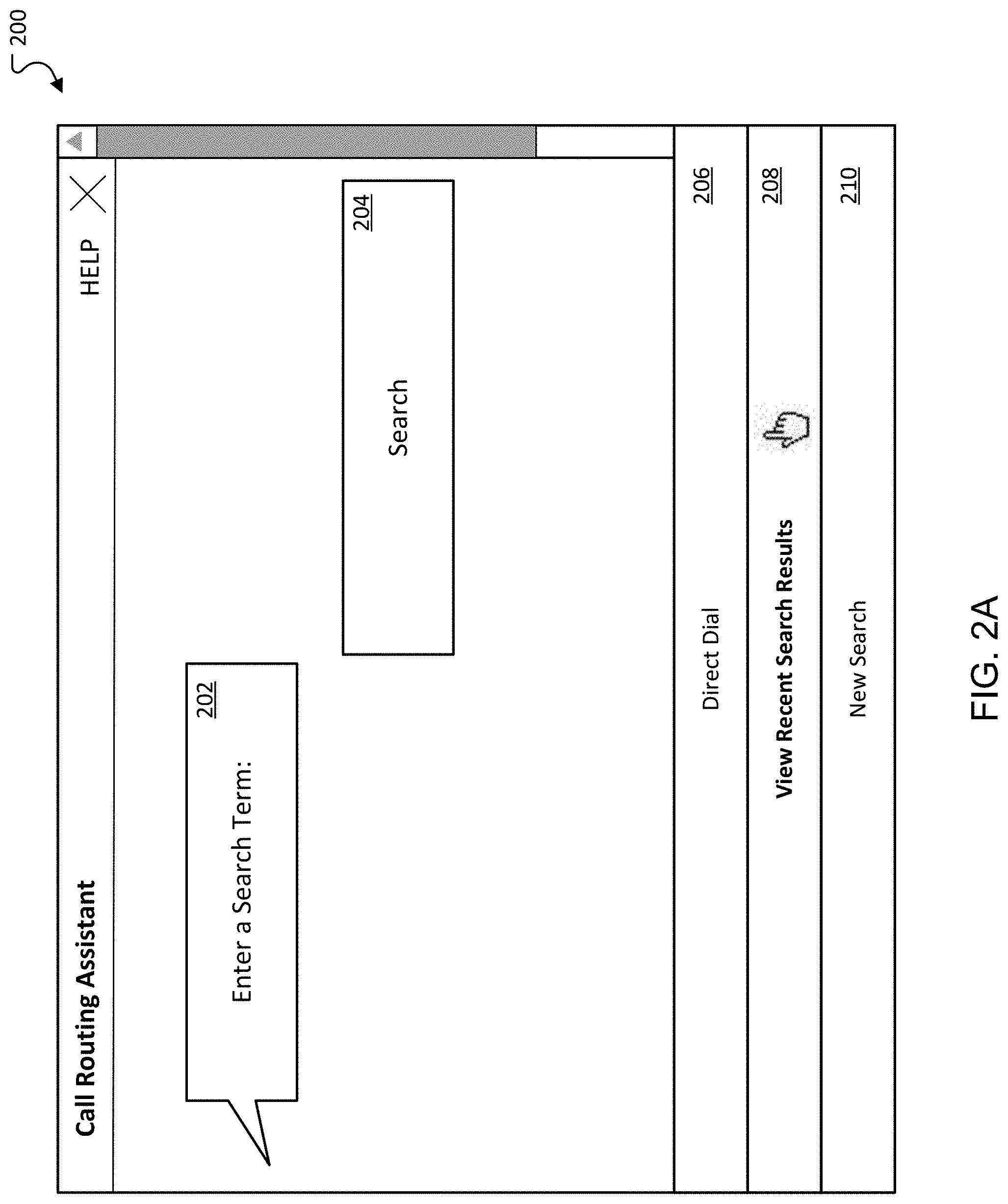 Patent US11785141 Figure 2 – Virtual assistant interface for call routing