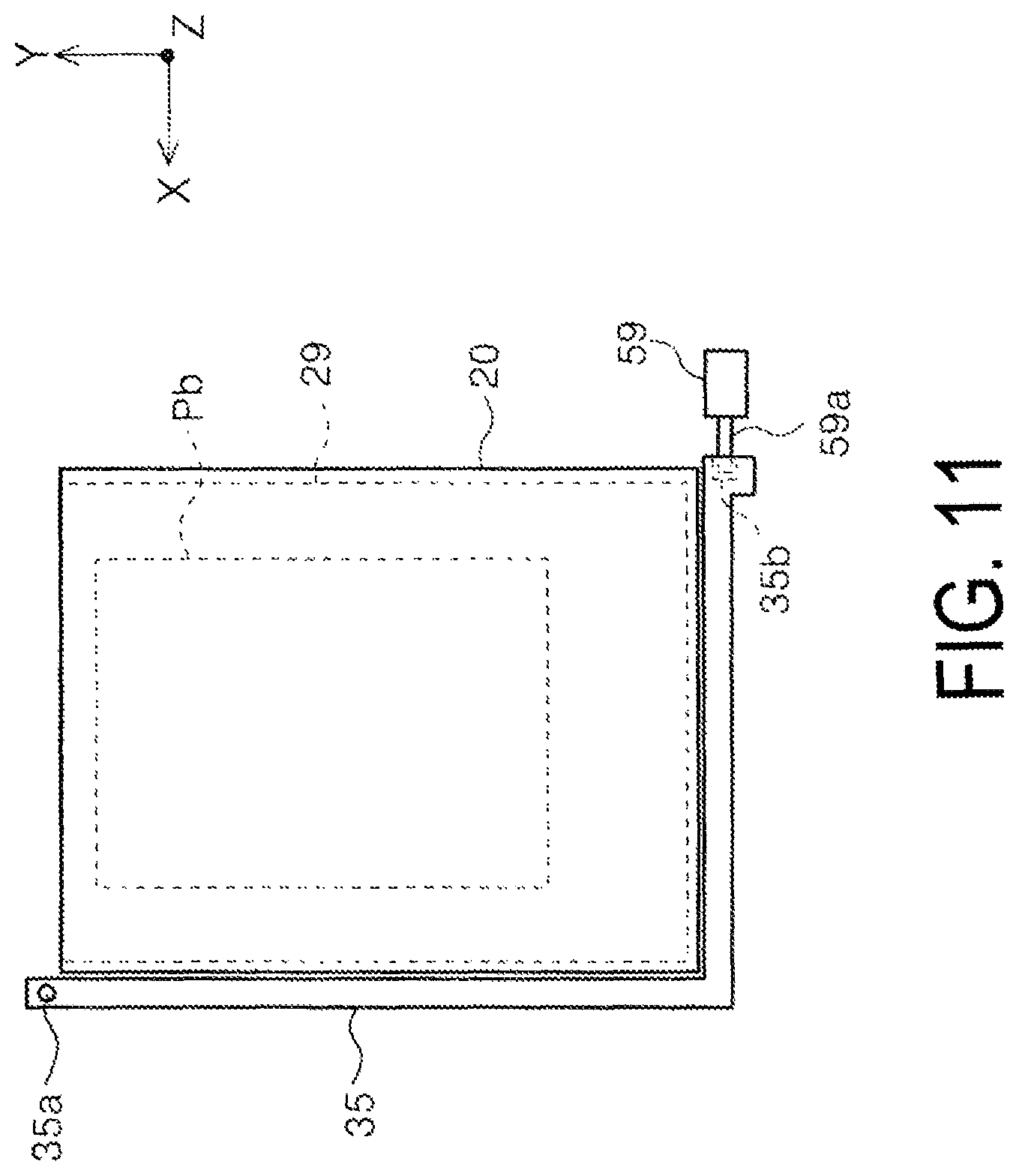 Patent US11785153 Figure 11 – Image reading device and recording device