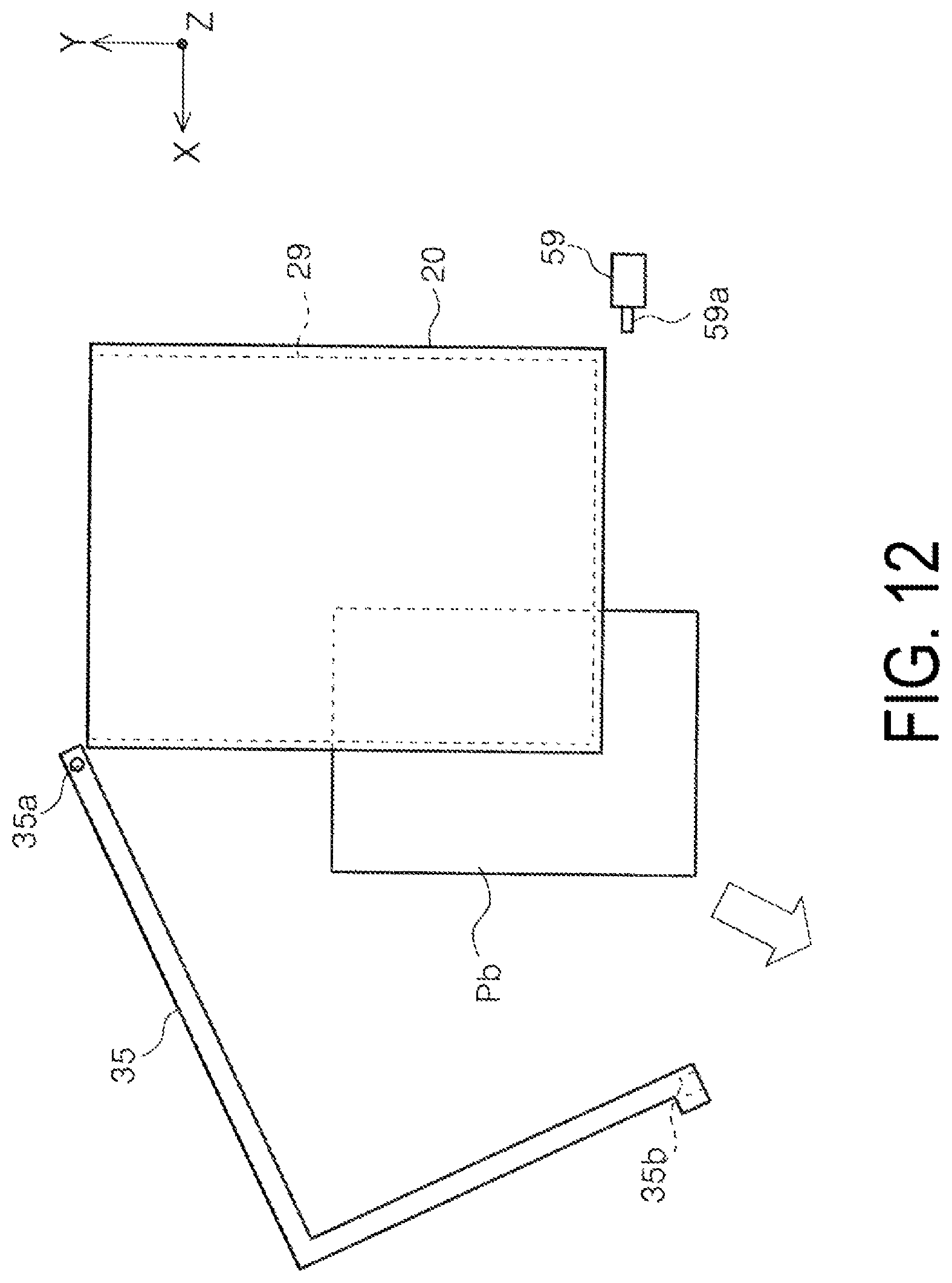 Patent US11785153 Figure 12 – Image reading device and recording device