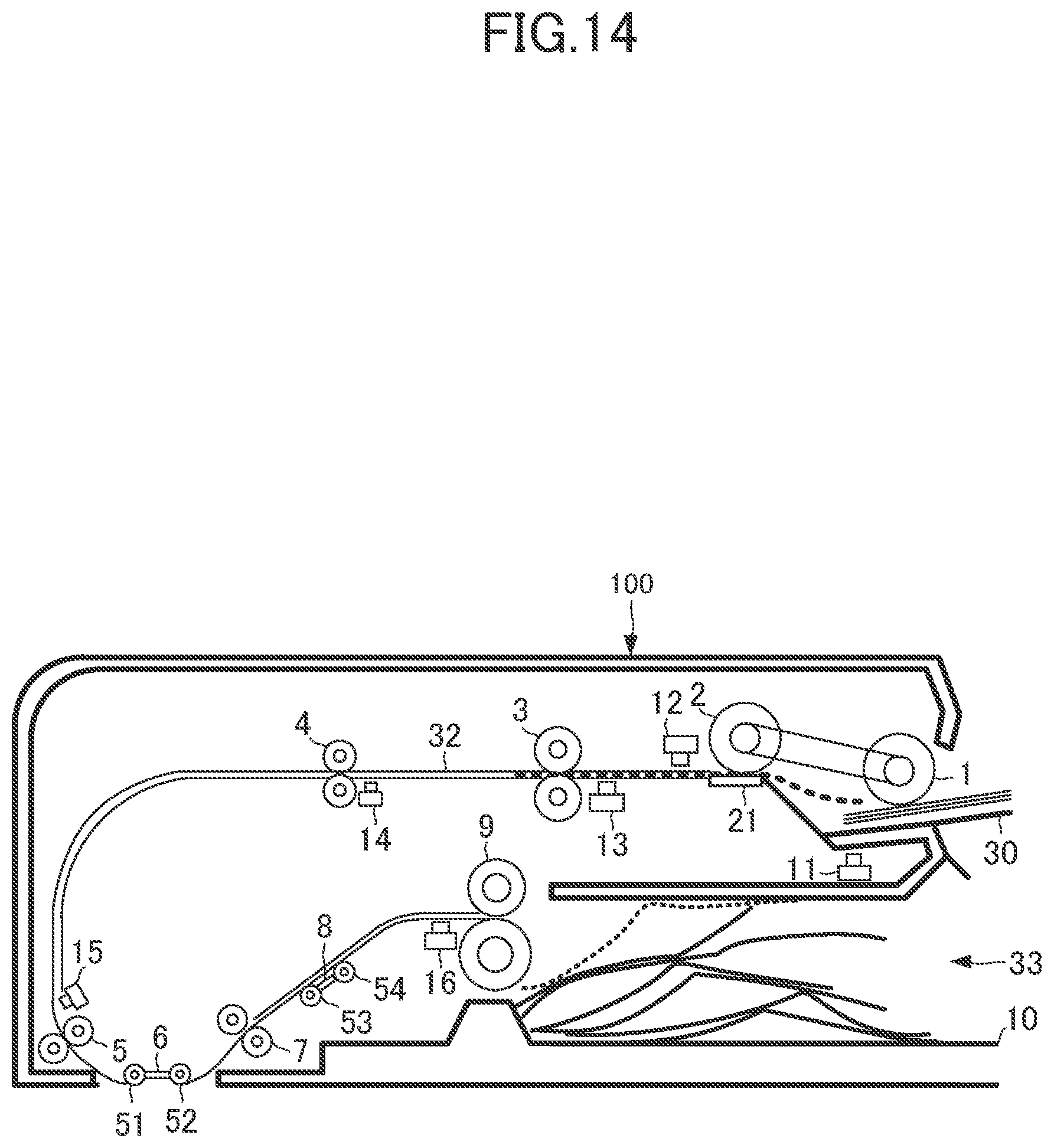 Patent US11785154 Figure 14 – Image reading apparatus and image forming apparatus