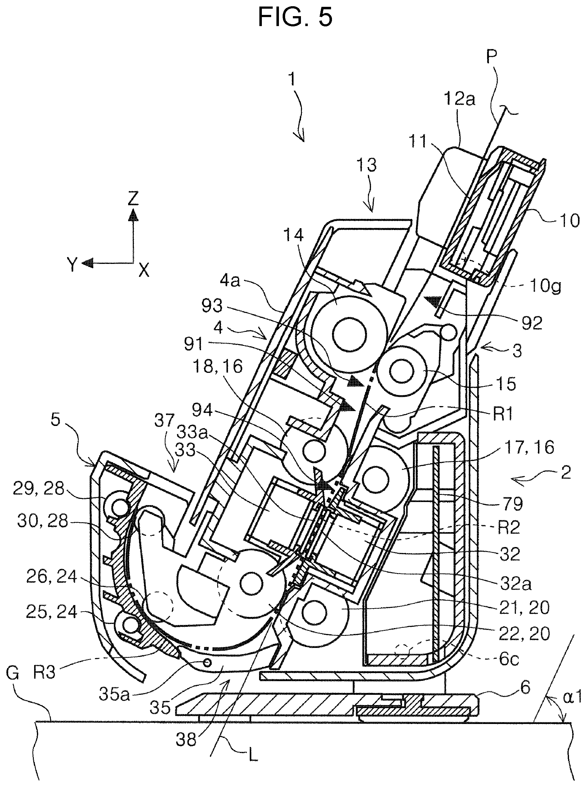 Patent US11785155 Figure 5 – Image reading apparatus
