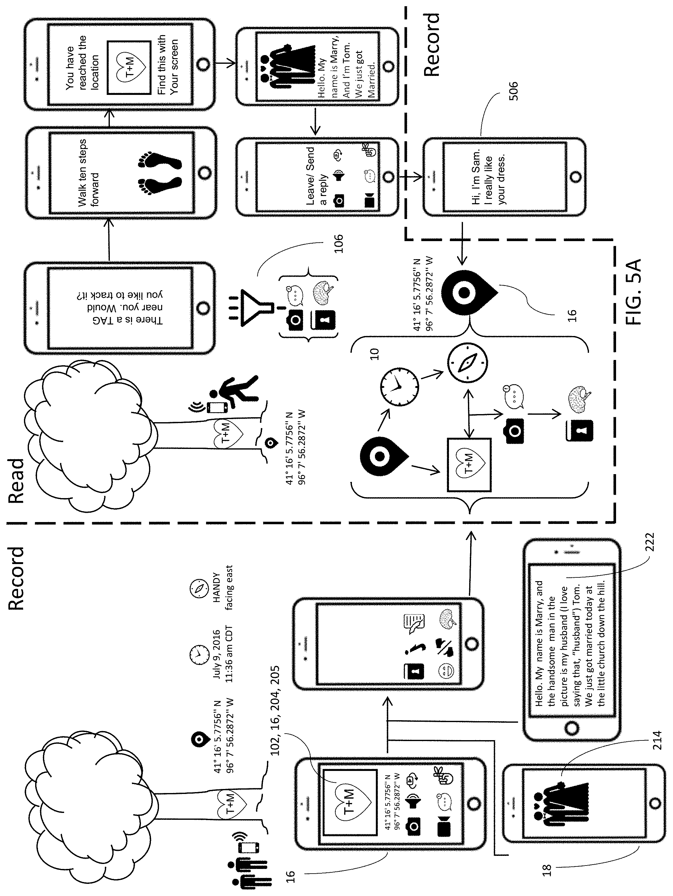 Patent US11785161 Figure 11 – System for user accessibility of tagged curated augmented reality content