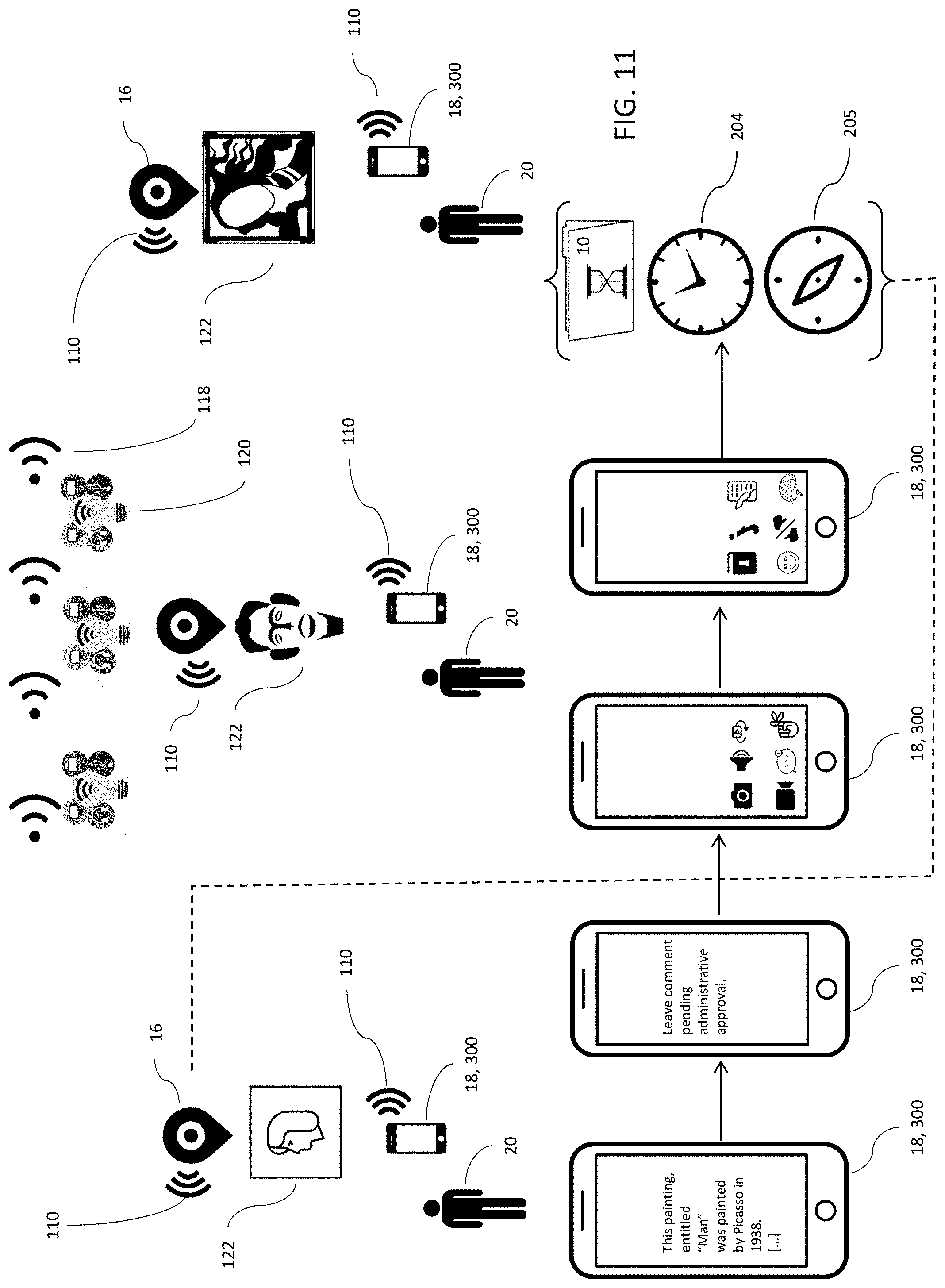 Patent US11785161 Figure 18 – System for user accessibility of tagged curated augmented reality content