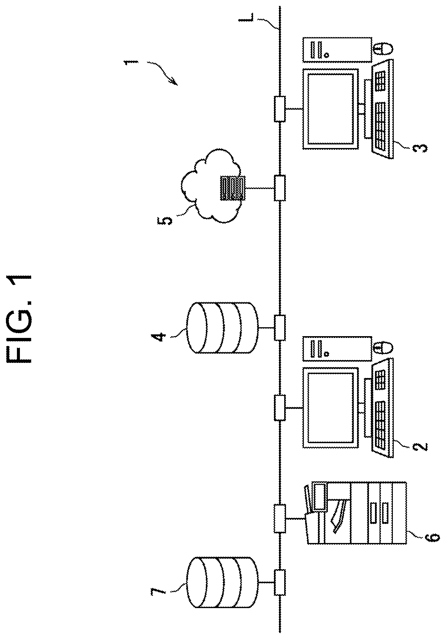 Patent US11785166 Figure 1 – Image forming system