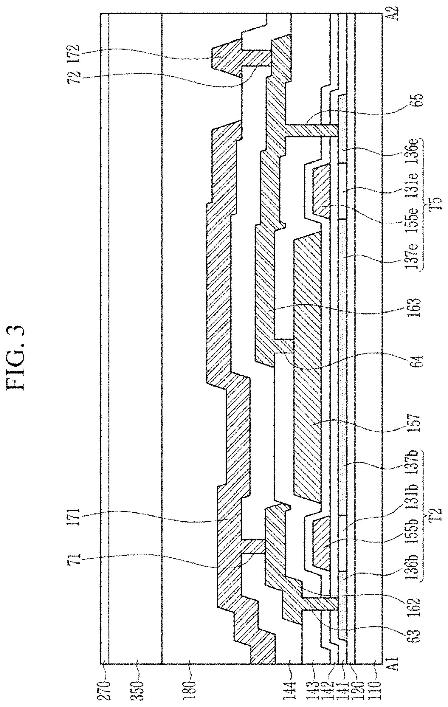 Patent US11785171 Figure 3 – Display device having an emission layer